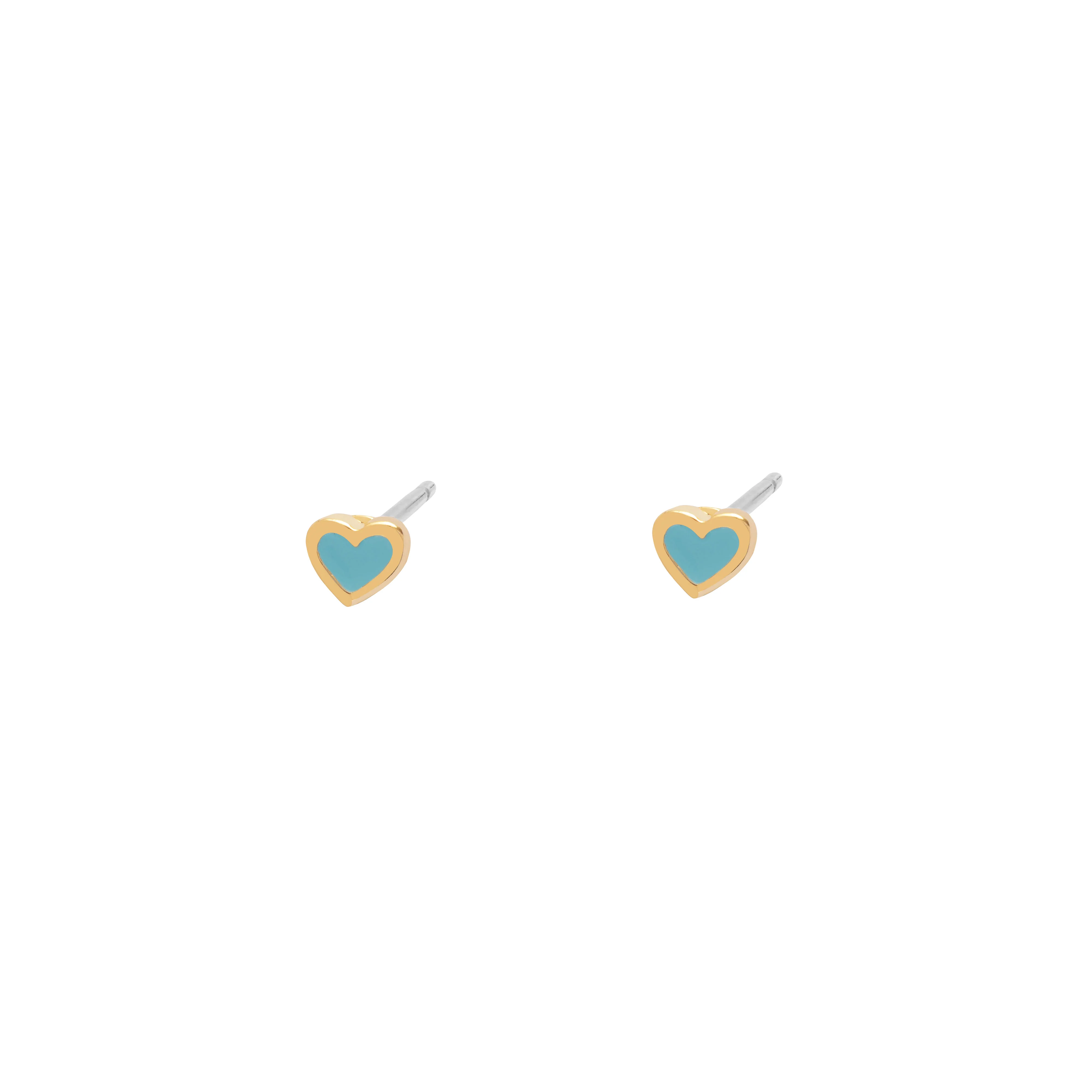 Heart enamel studs - Image 4