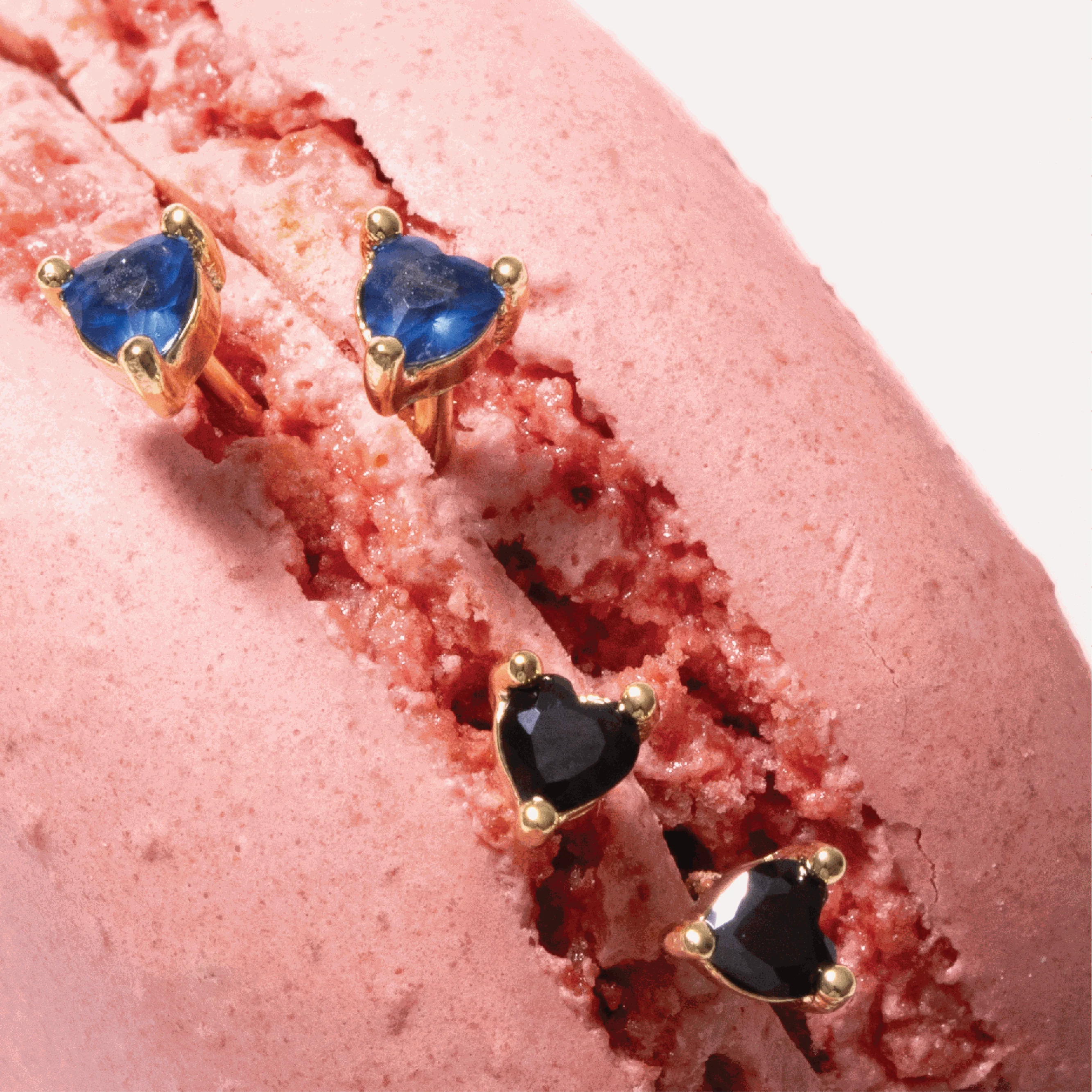 Herz heart studs - Image 10