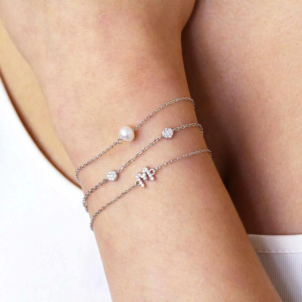 Initial crystal bracelet - Image 2