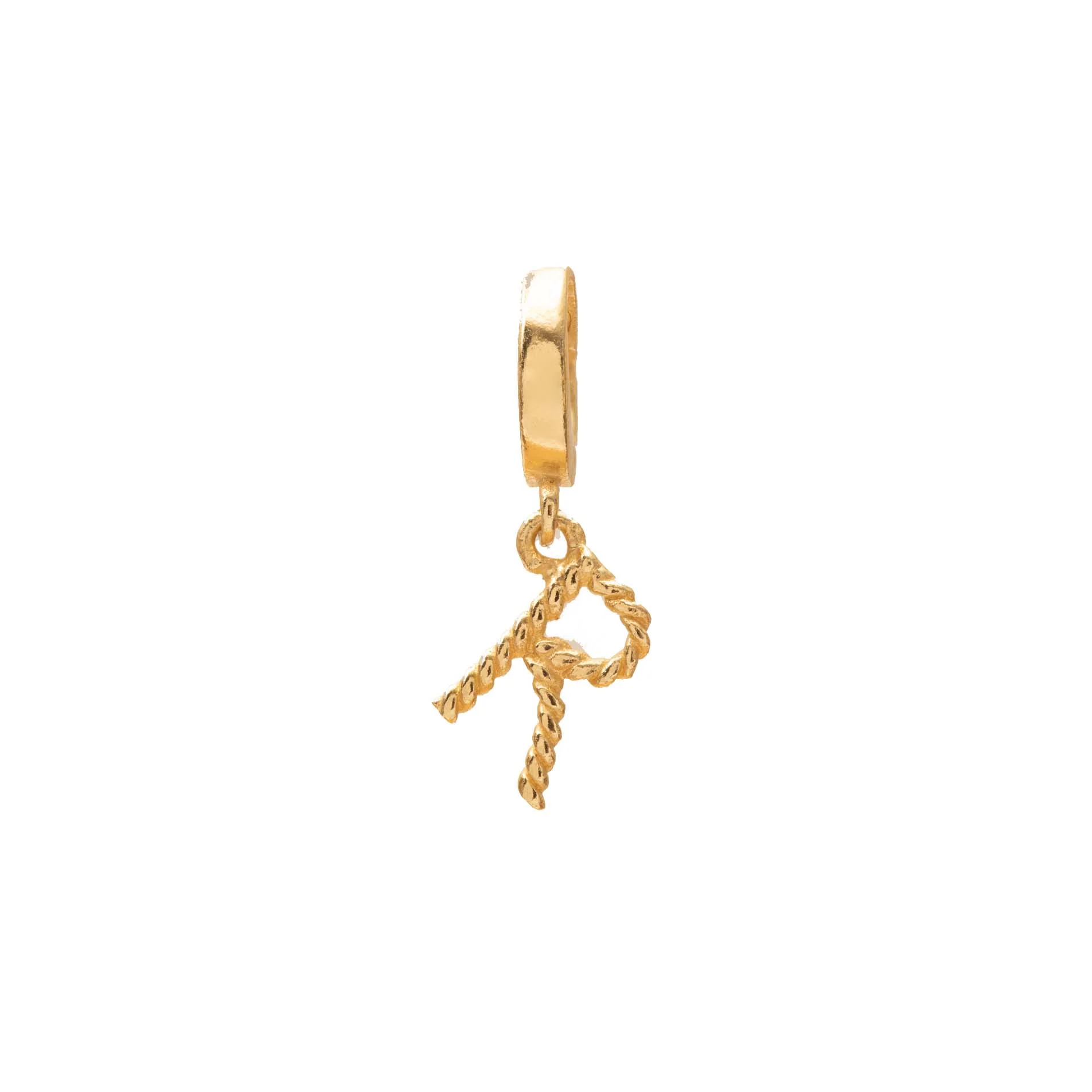 Initial small charm gold hinge pendant - Image 18
