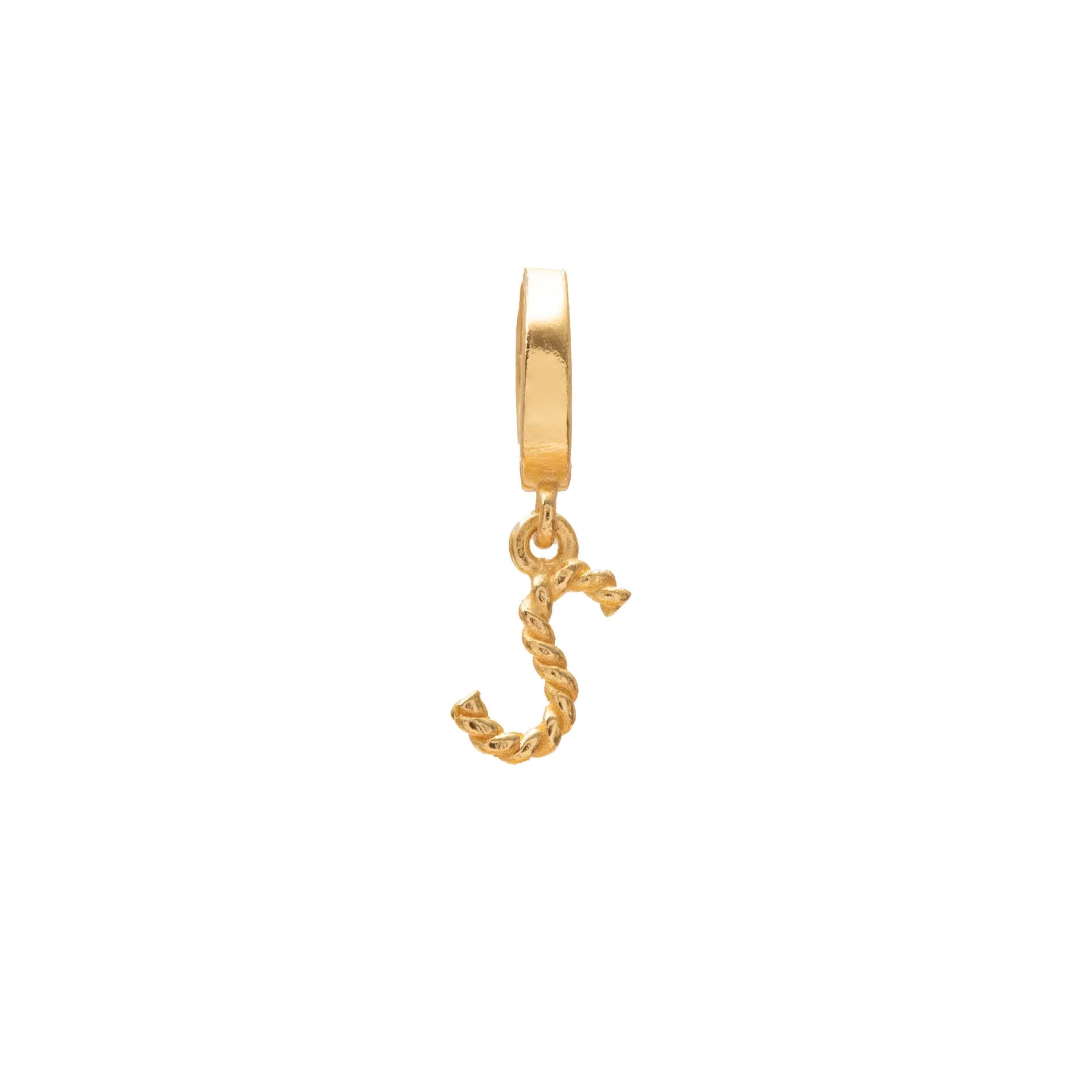Initial small charm gold hinge pendant - Image 19