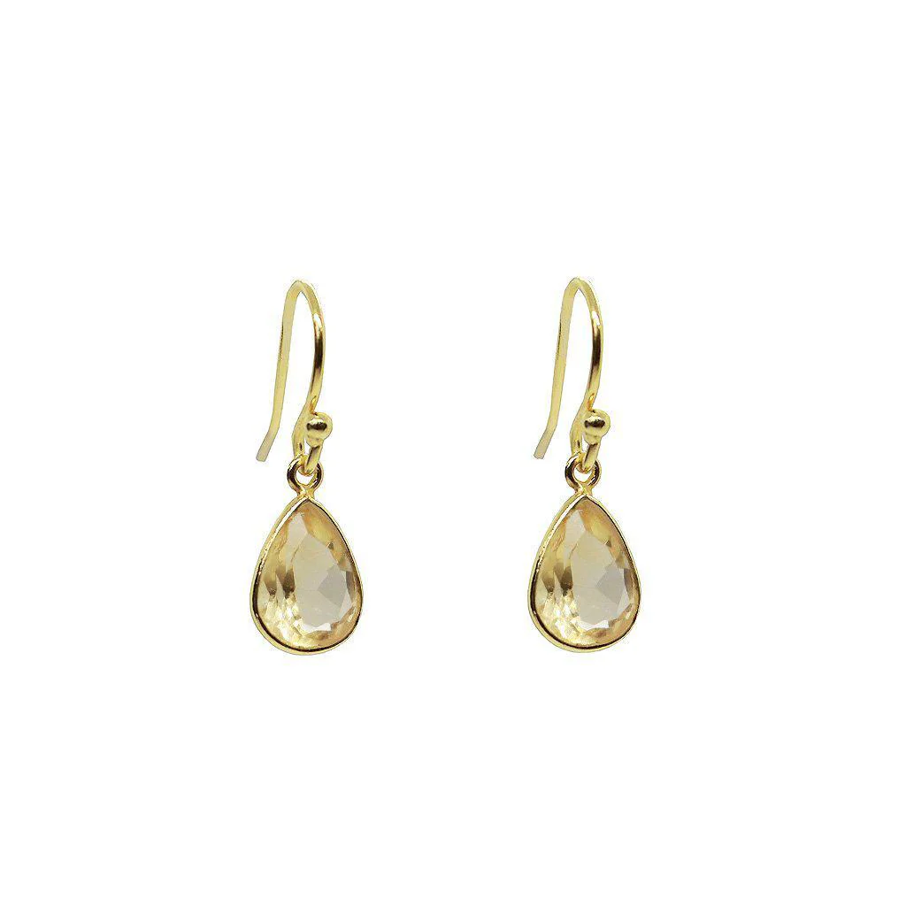 Izora 2 micron gold hook earrings - Image 3