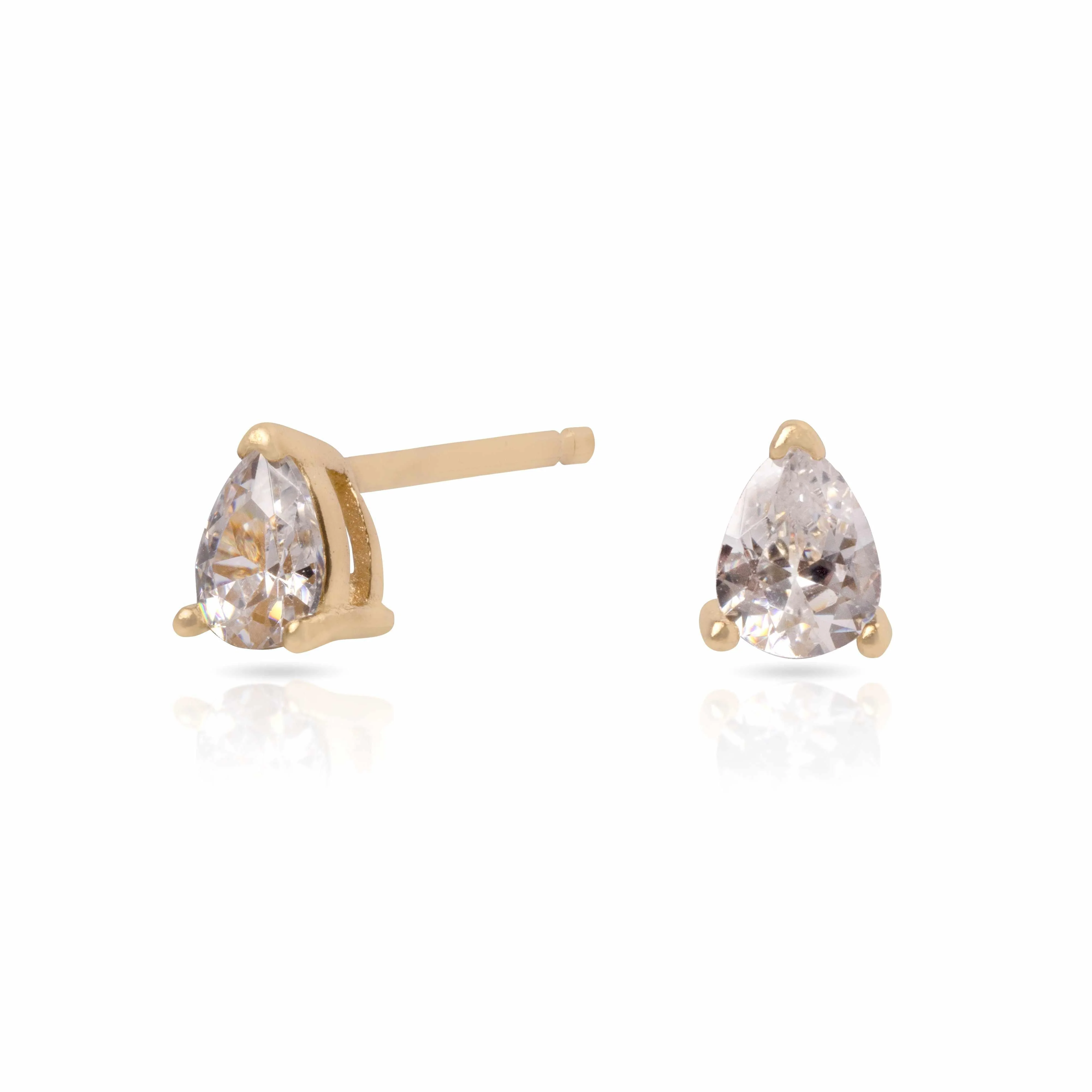 Soleil tear drop studs - Image 2