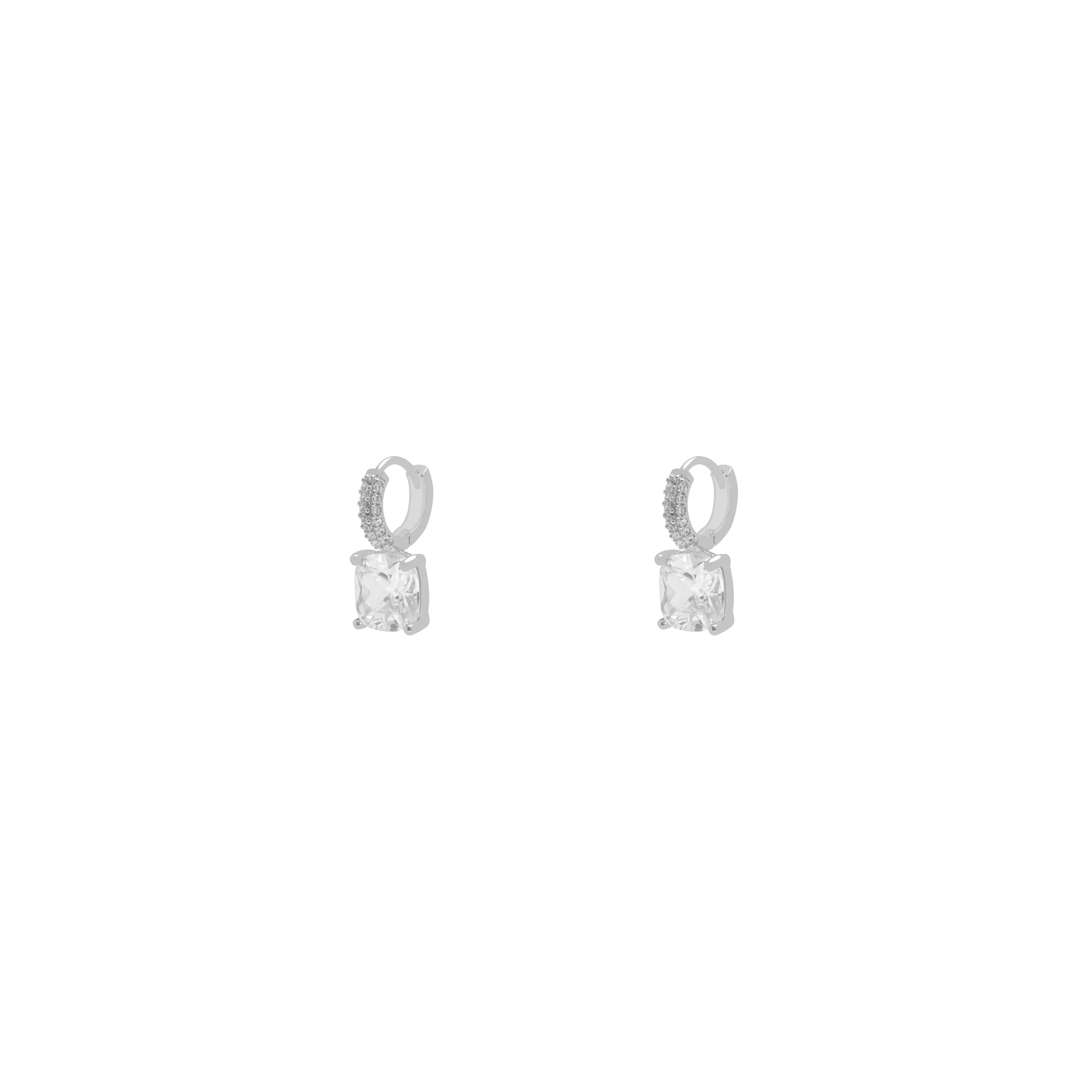 Jenny drop crystal huggies - Image 4