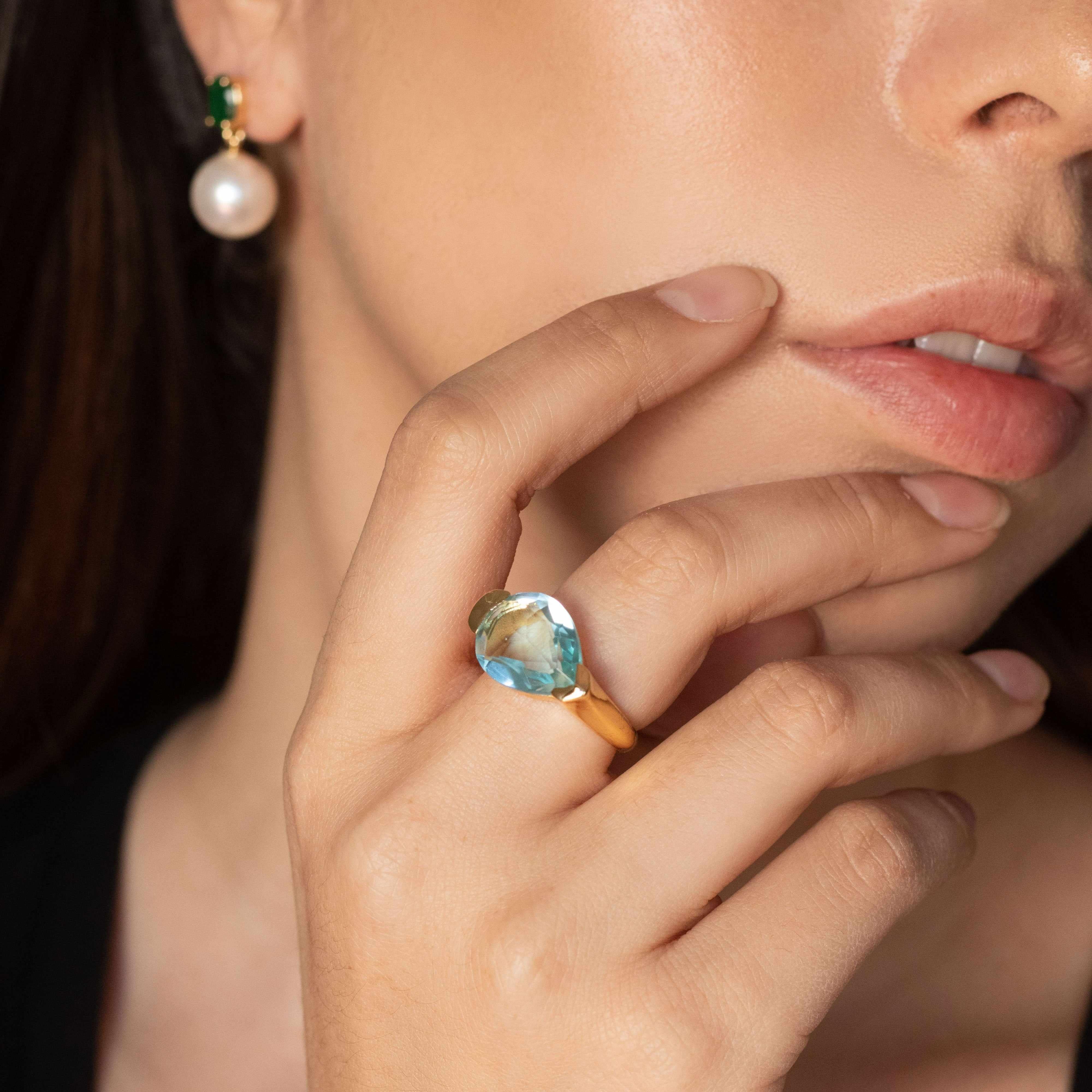 Jonella semi-precious stone rings - Image 4