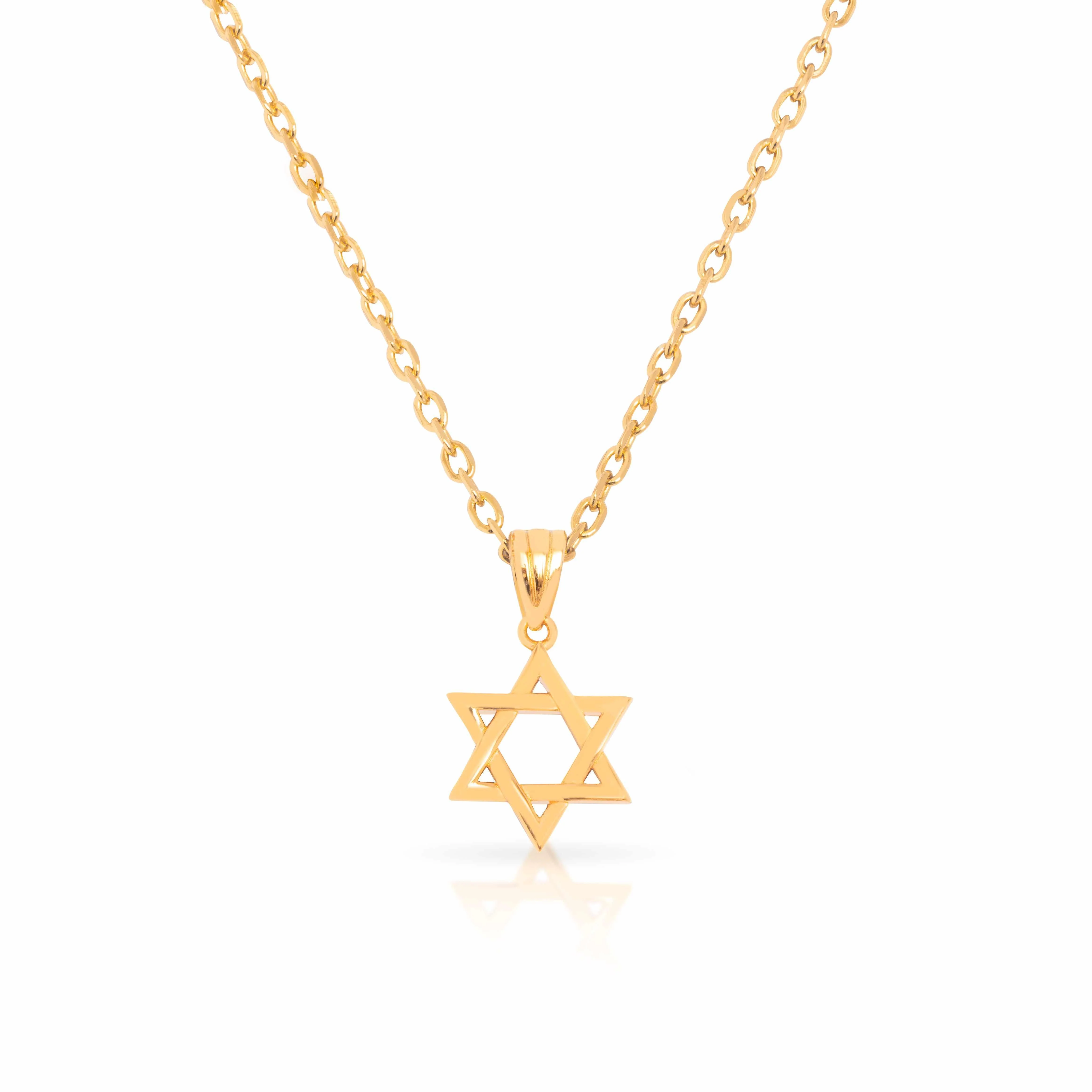 Kada star of david necklace