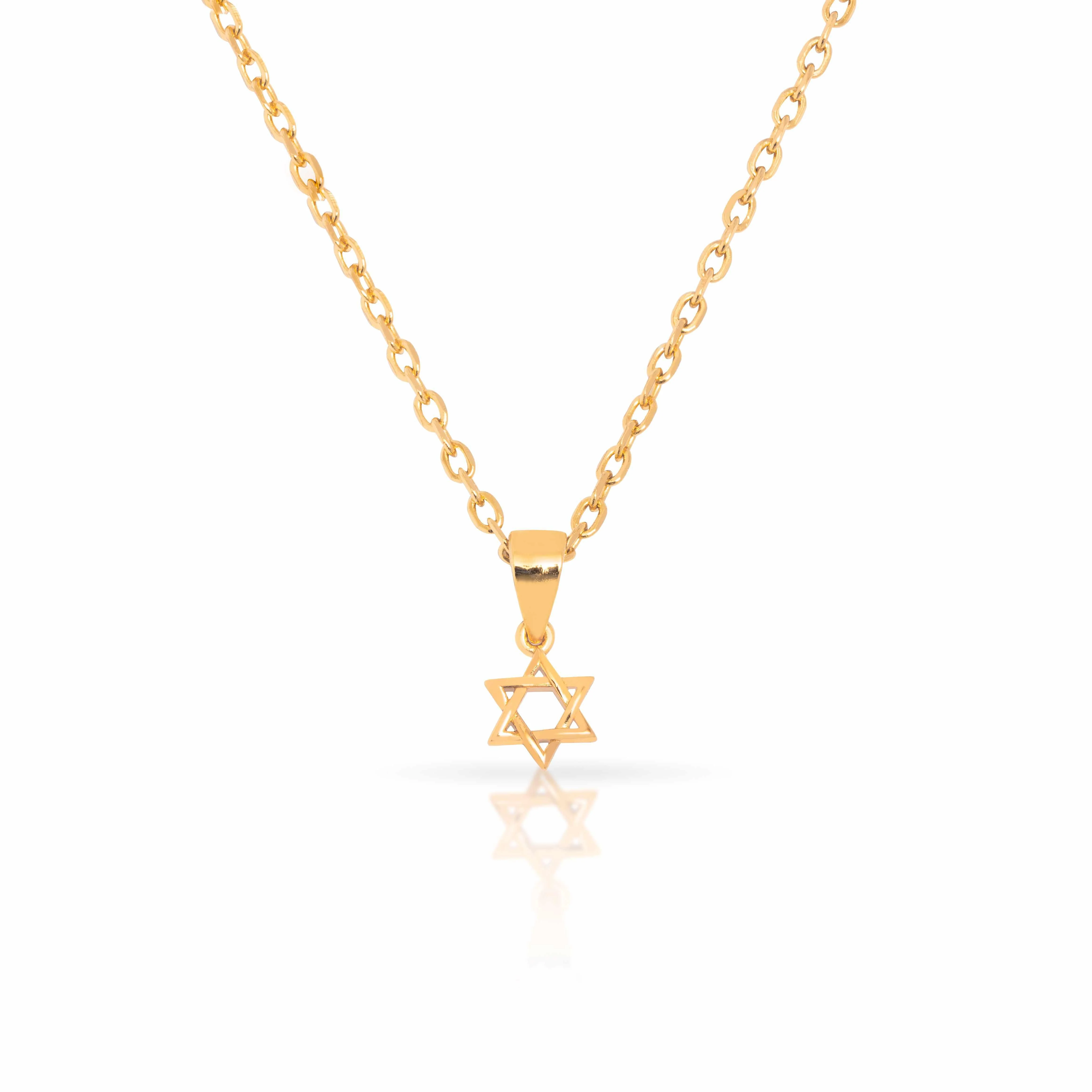 Kada small star of david necklace