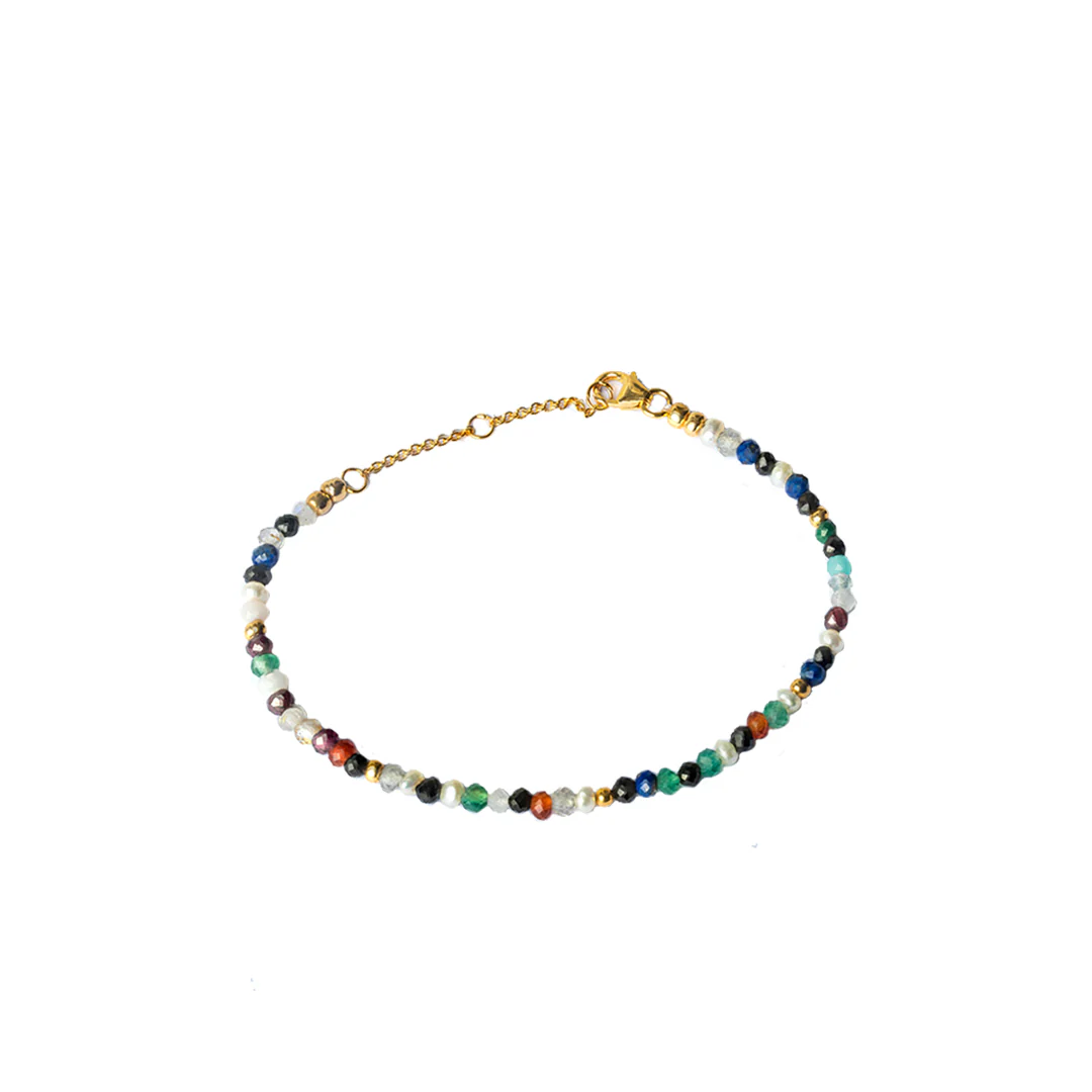 Klara gold vermeil semi precious bracelet - Image 14