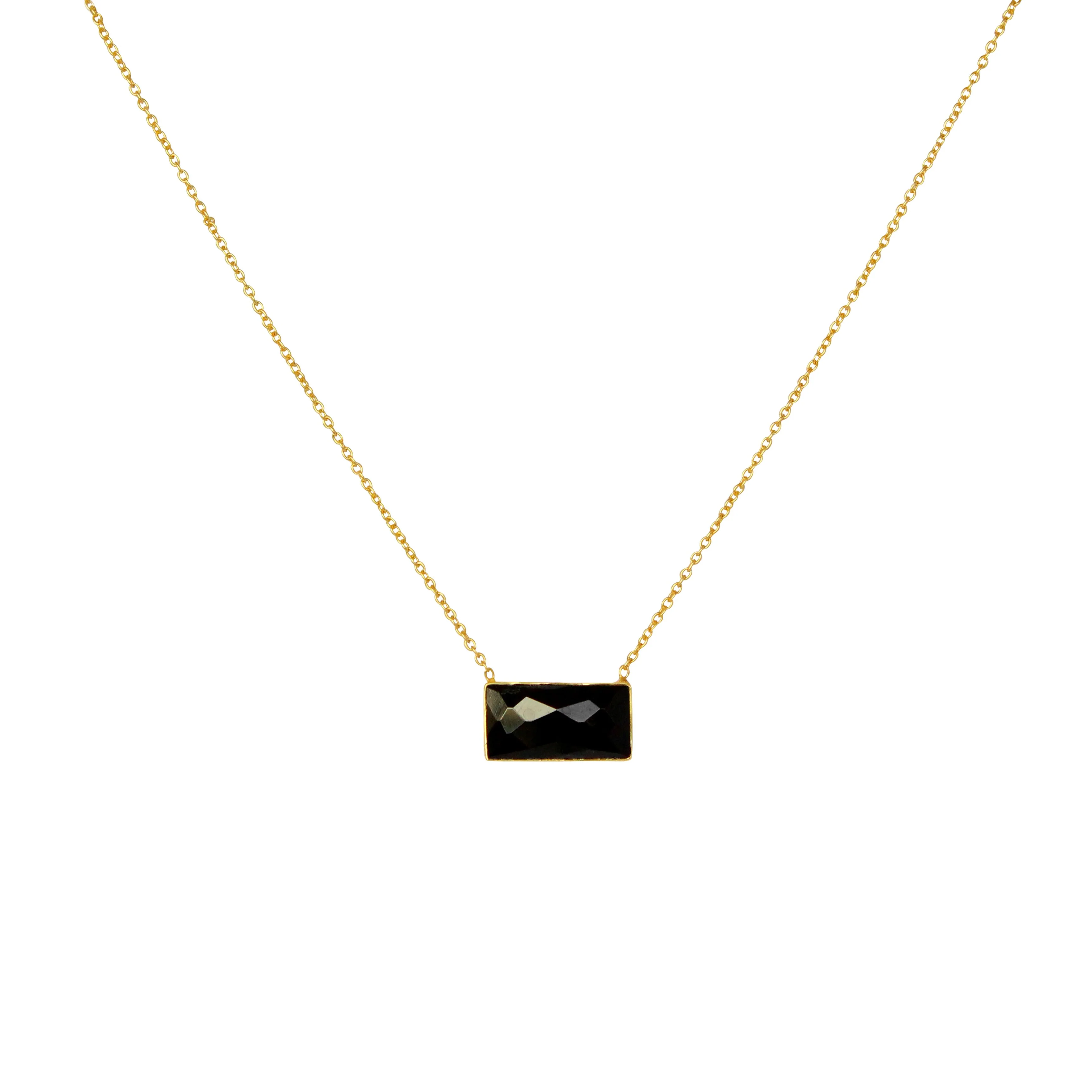 Kyri semi precious gold pendant - Image 4