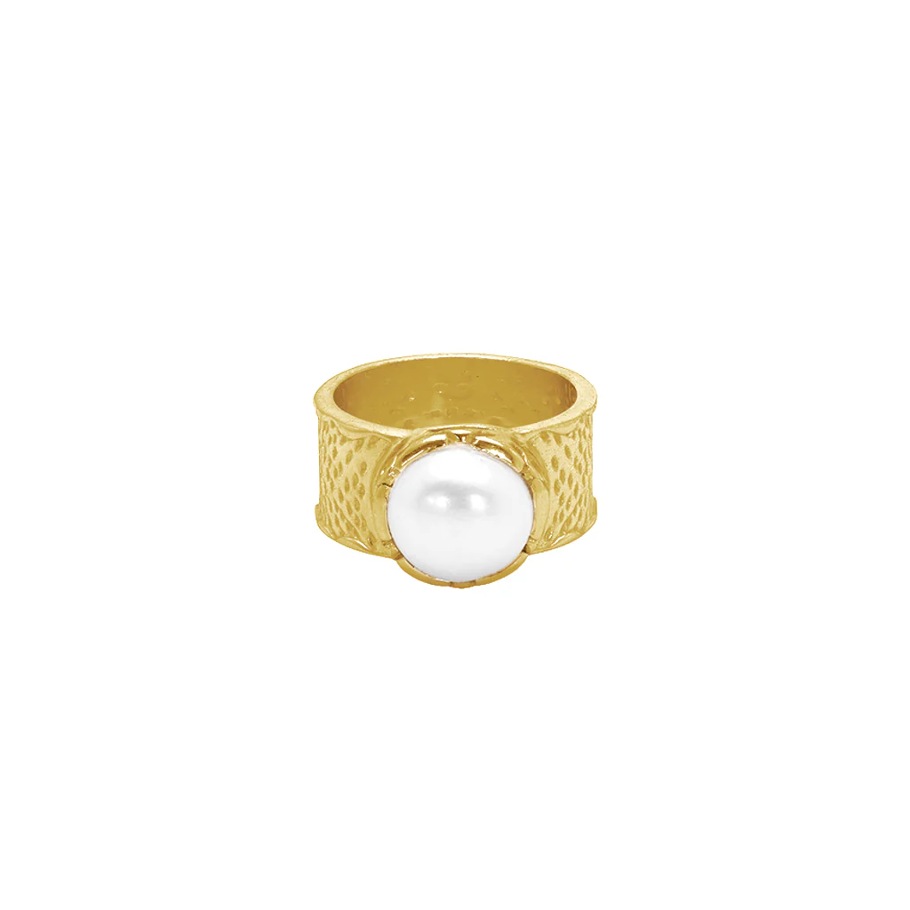 Kyson semi precious 2 micron gold ring - Image 3