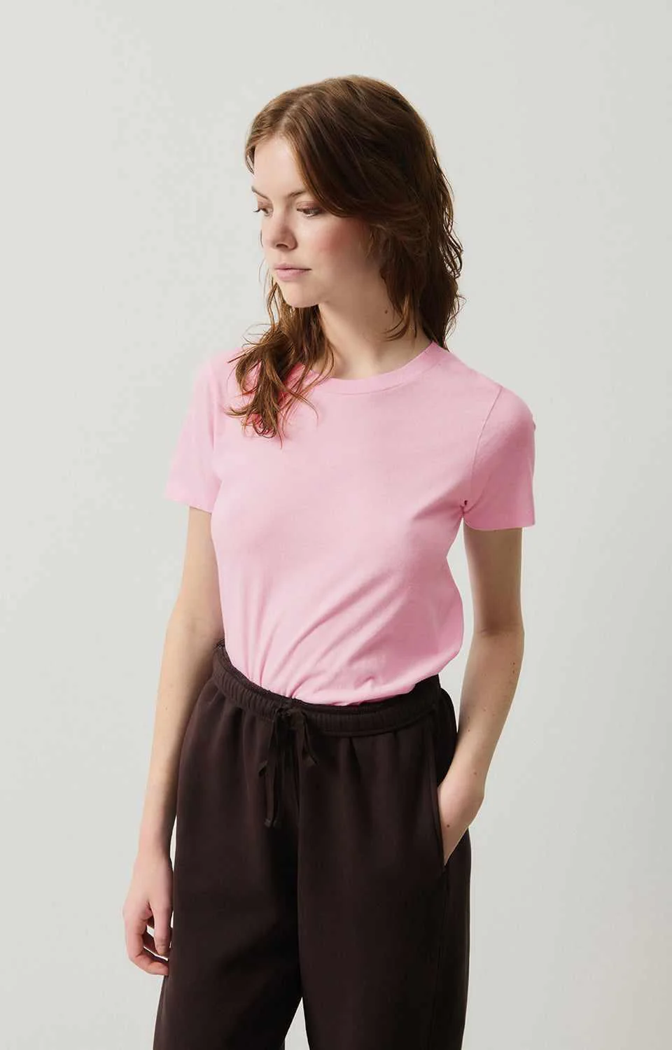 American Vintage LA MAISON GAMI21E25 T-SHIRT AJUSTE MC COL ROND US CHERRY BLOSSOM - Image 5