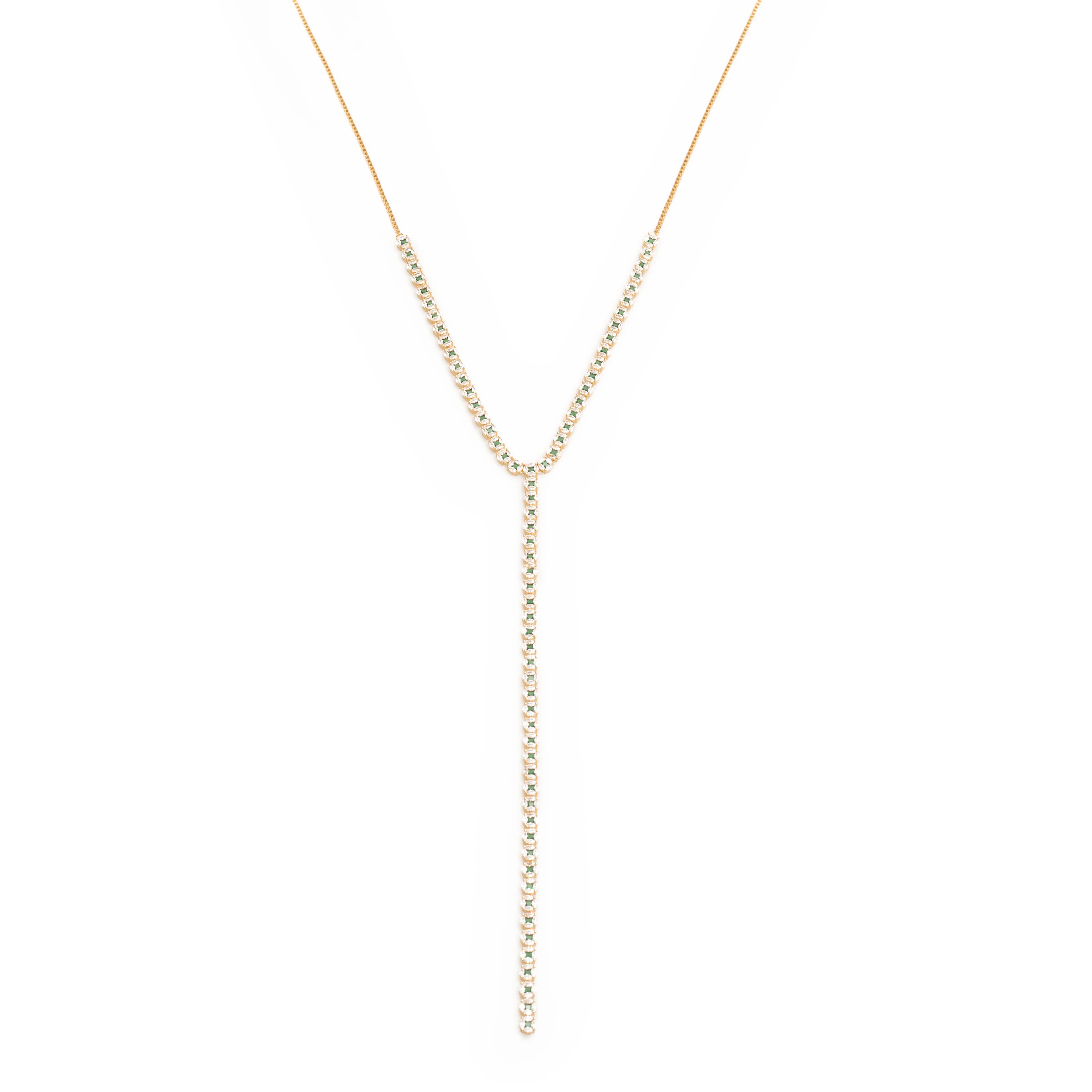 Lakal lariat emerald necklace - Image 3