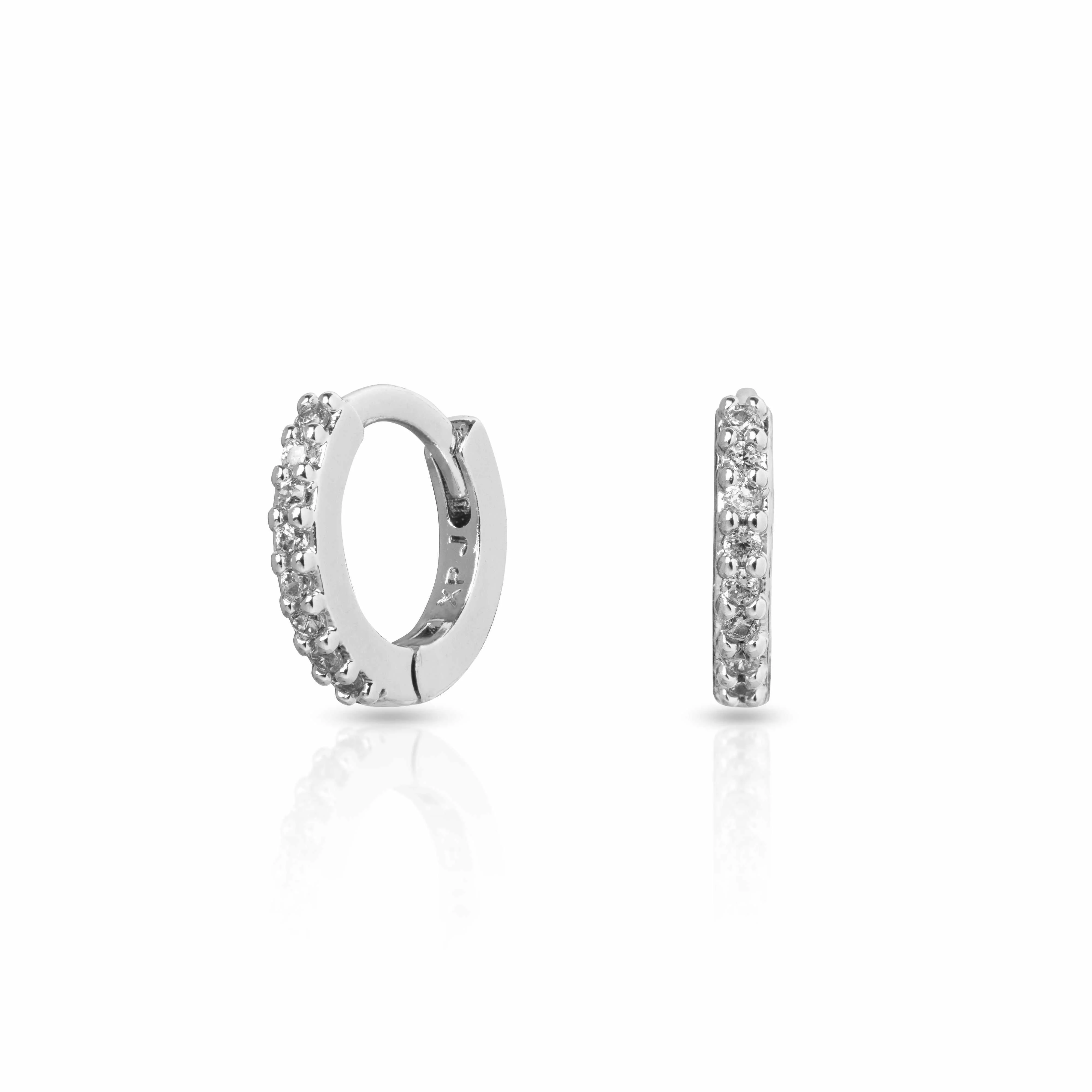 Liah mini crystal huggies 6mm - Image 3