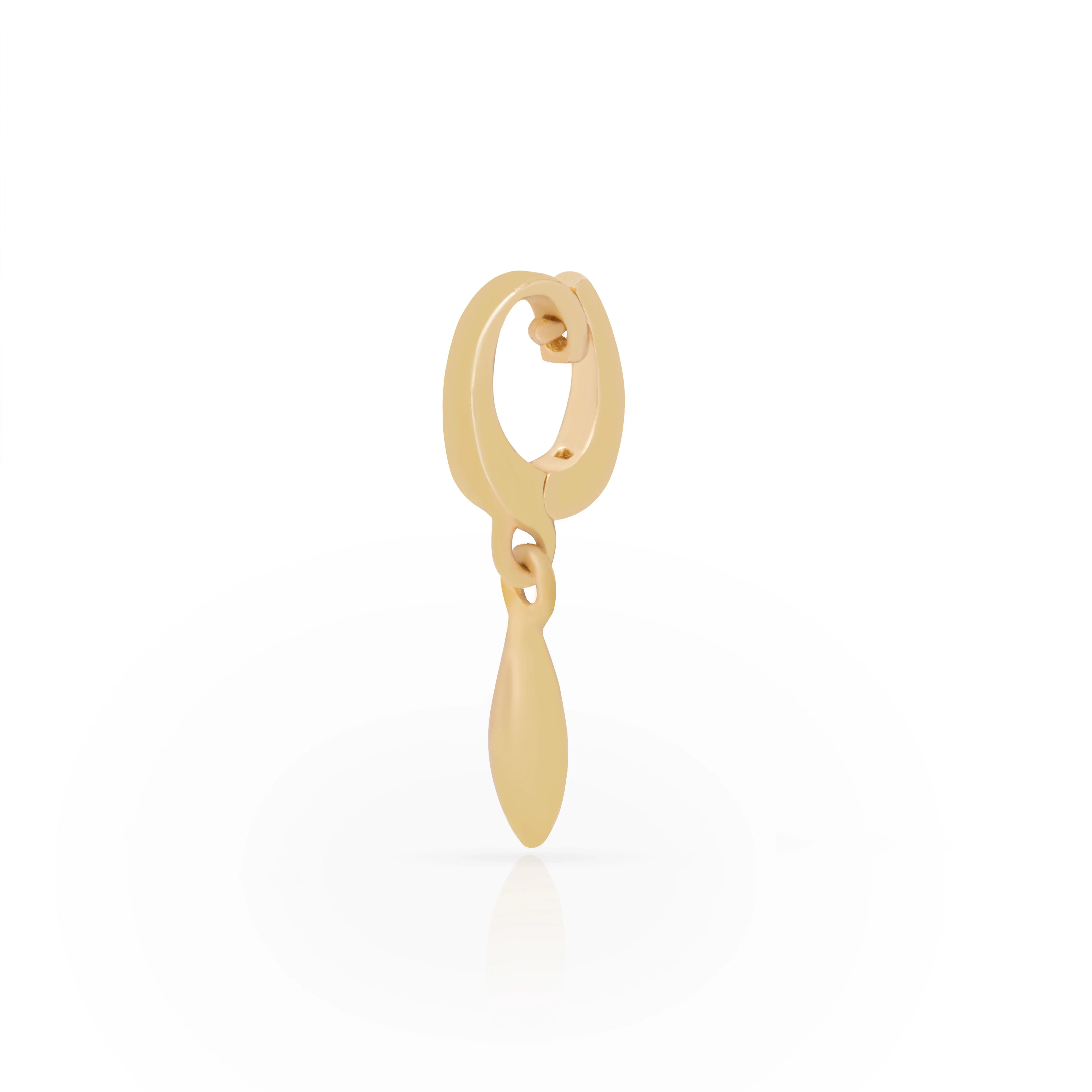 Louna diamond charm gold hinge pendant - Image 3