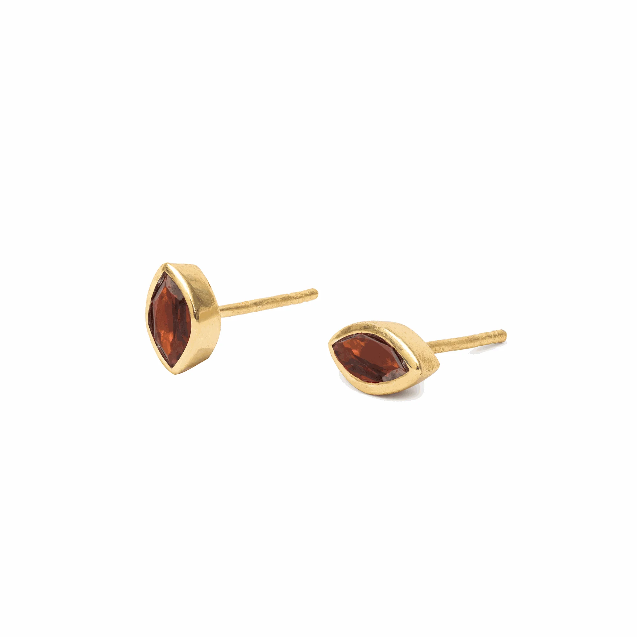 Louna diamond semi precious studs - Image 3