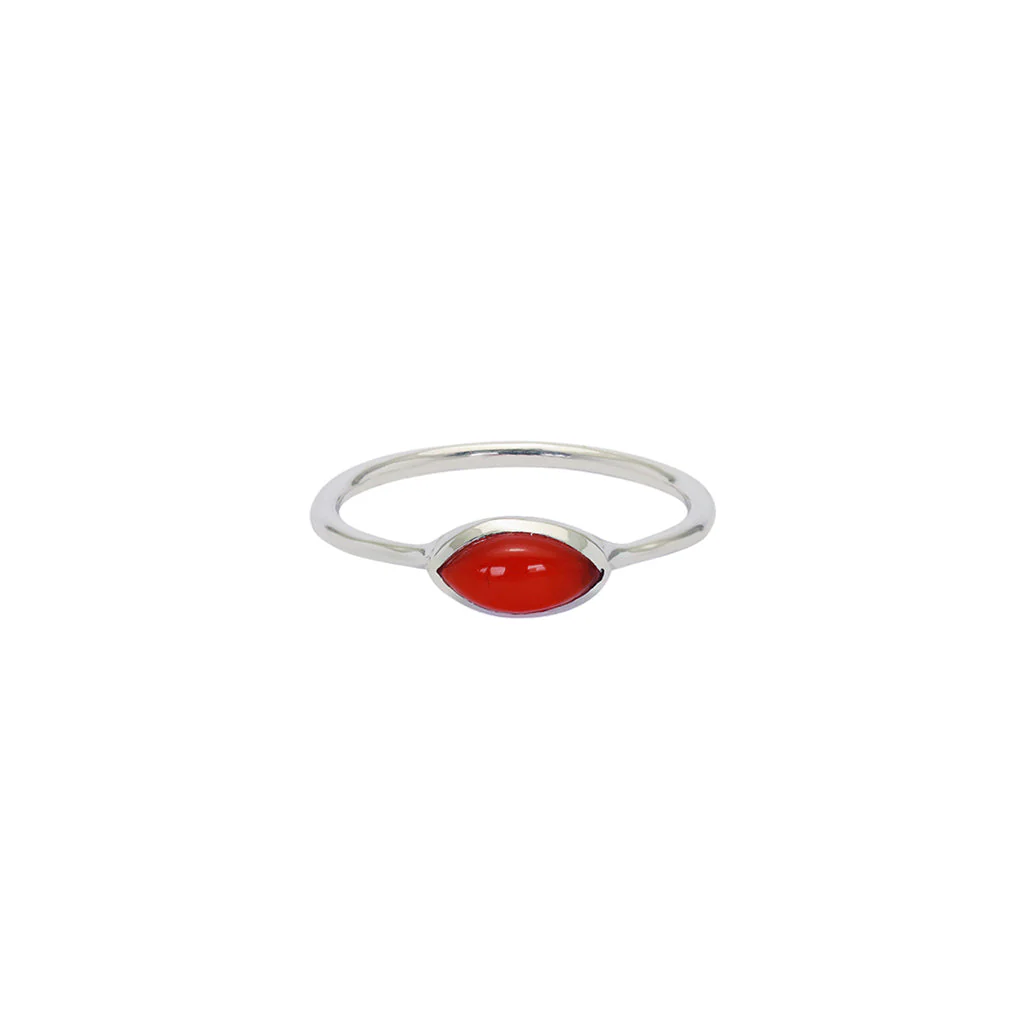 Luka 2 micron gold semi-precious ring - Image 4
