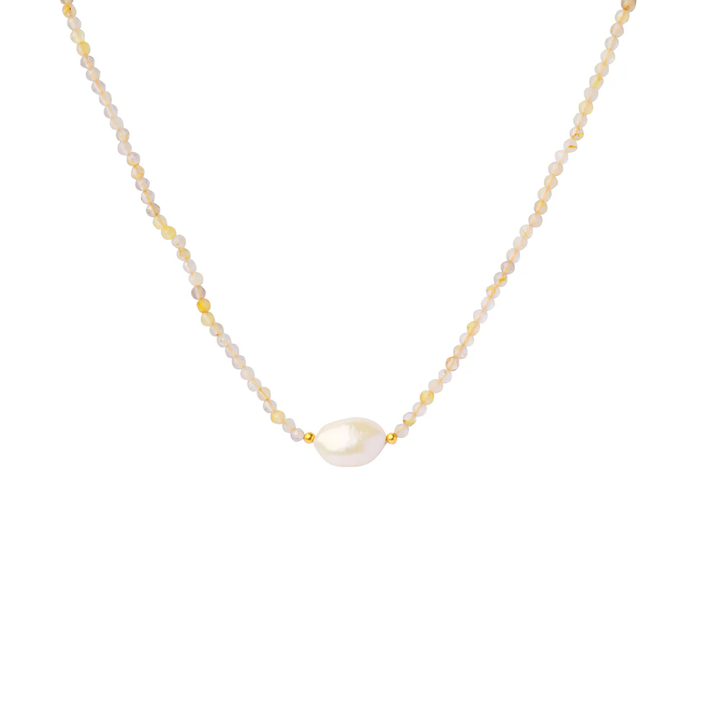 Maja pearl natural stone necklace - Image 5