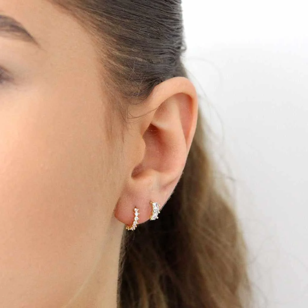 Natali crystal drop earrings - Image 2