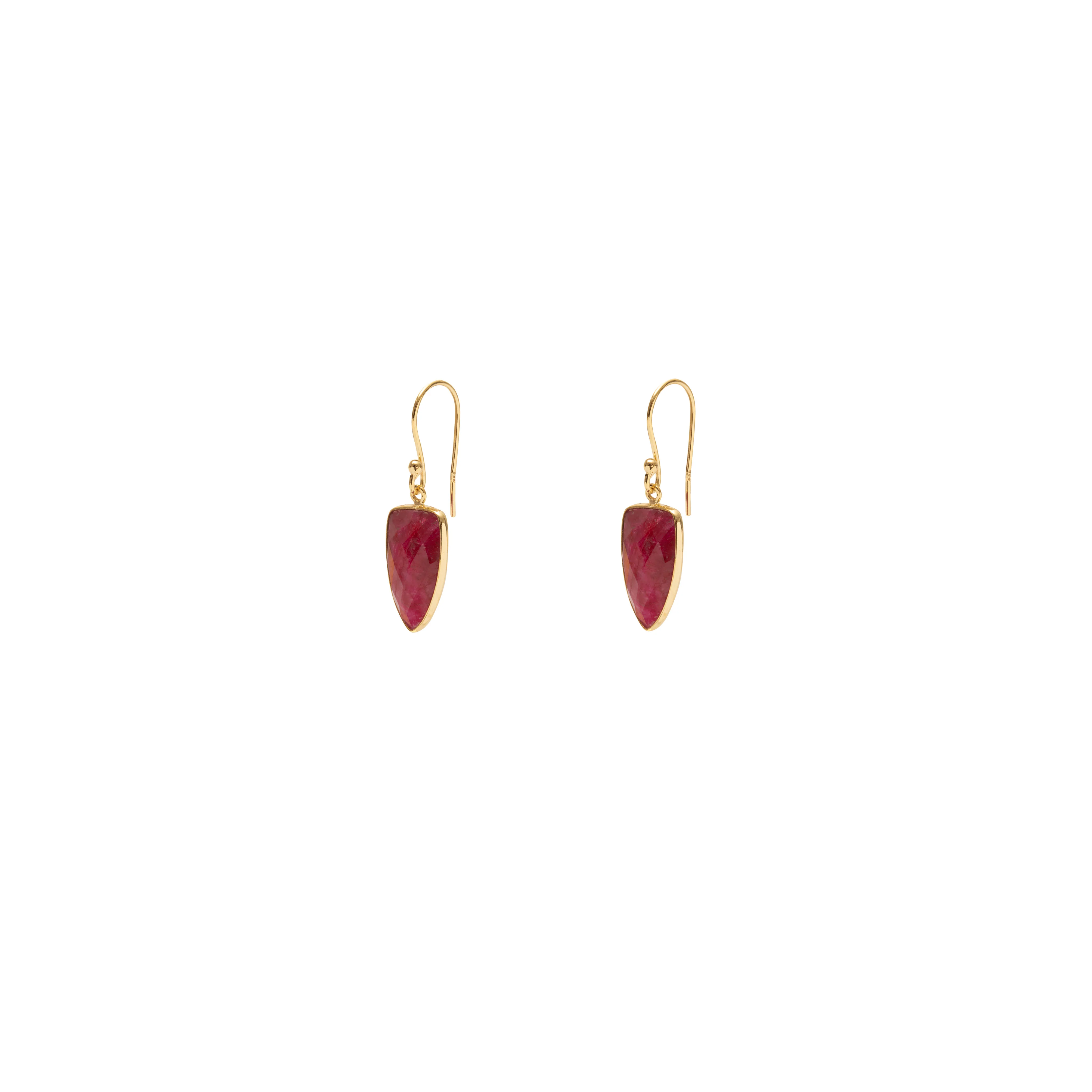 Nelida semi precious drop earrings - Image 3
