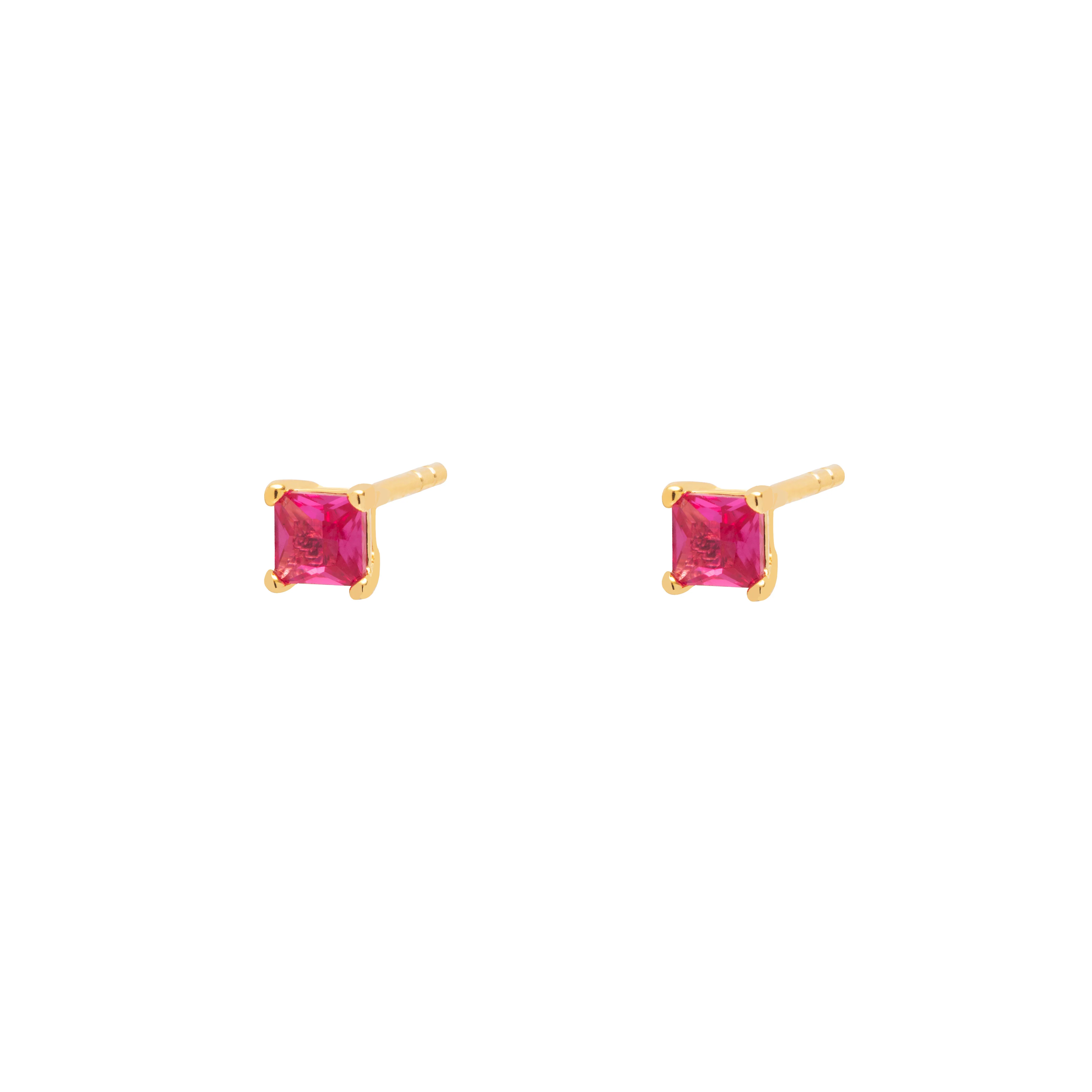 Noam crystal gold studs - Image 2