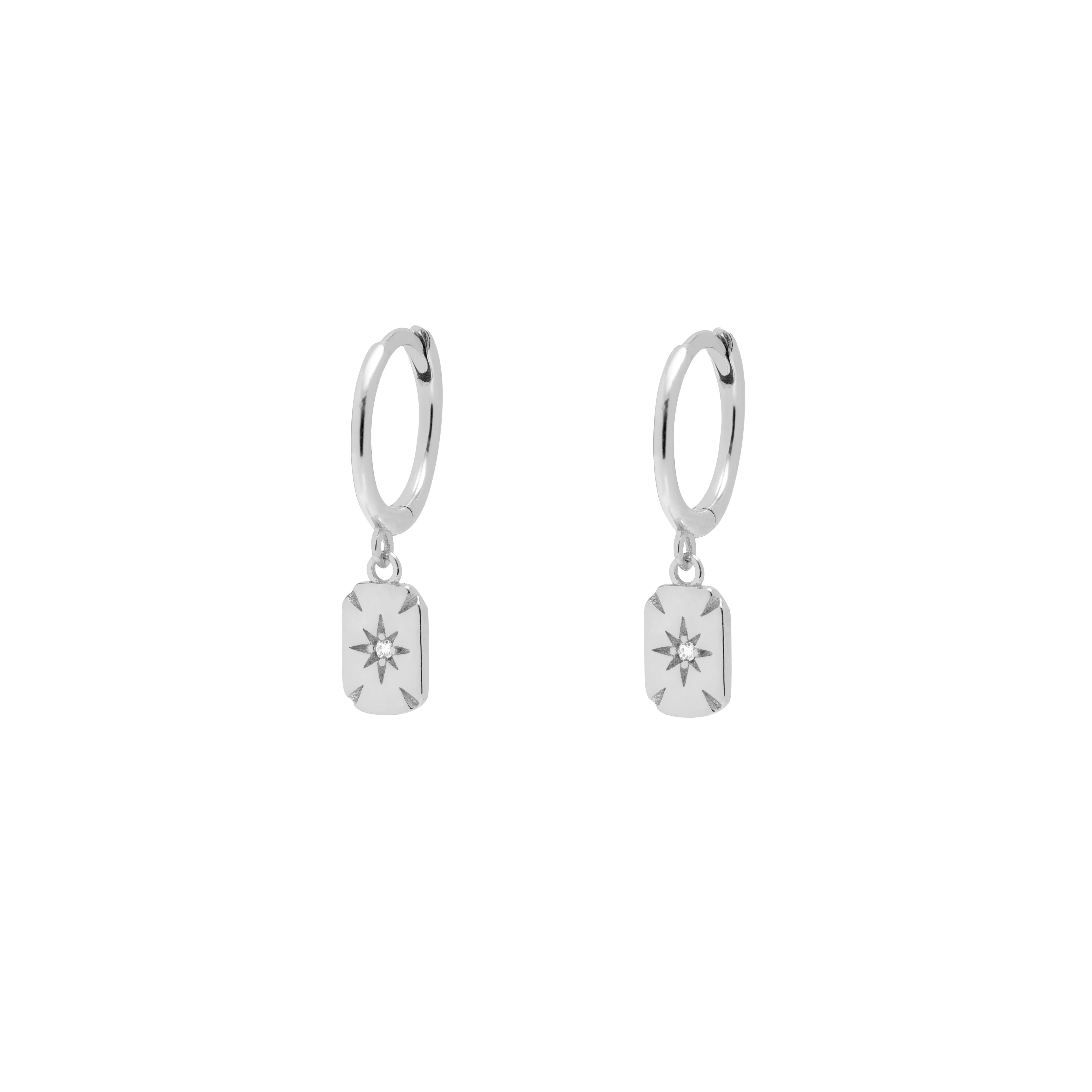 North star drop earrings - Image 2