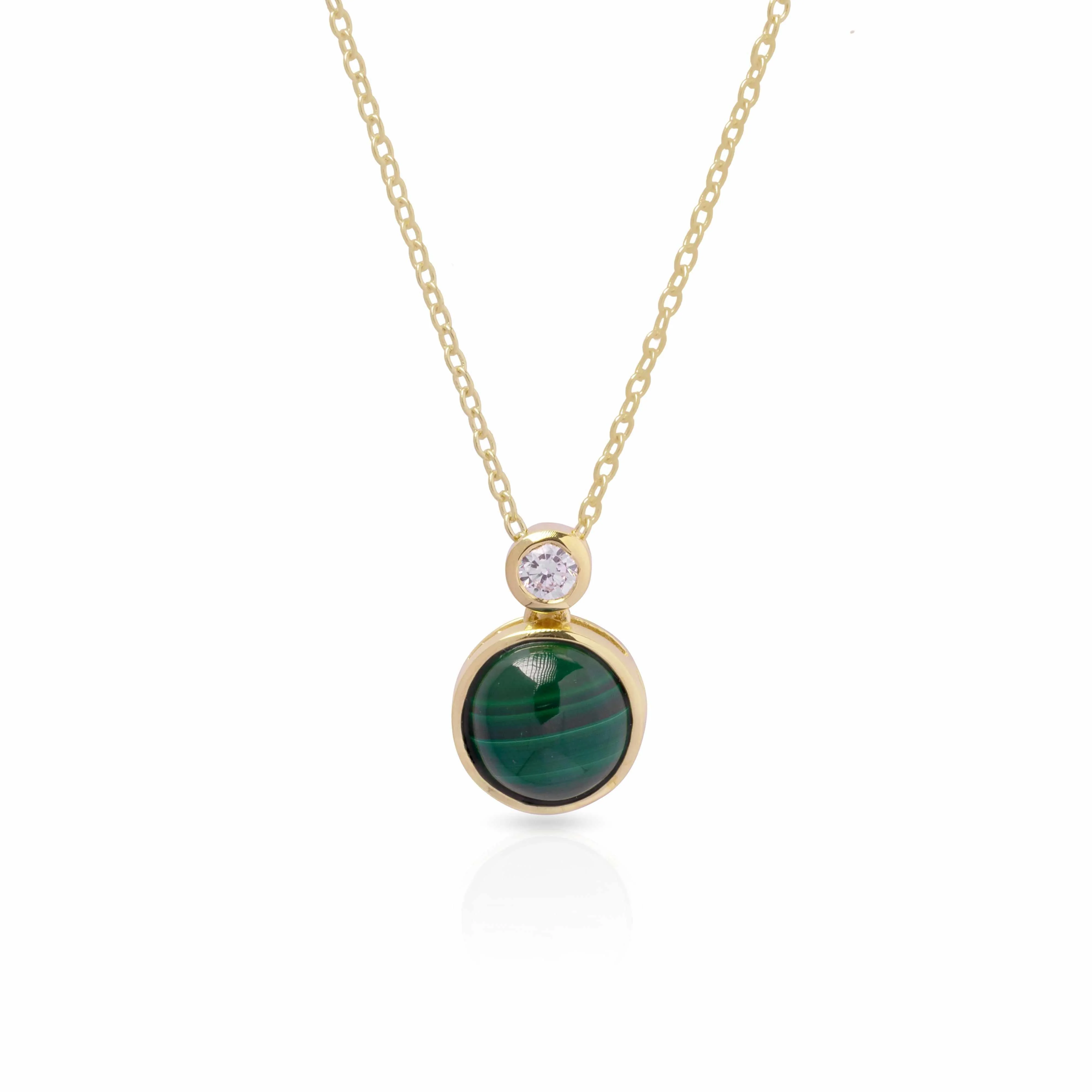 Palmer malachite pendant