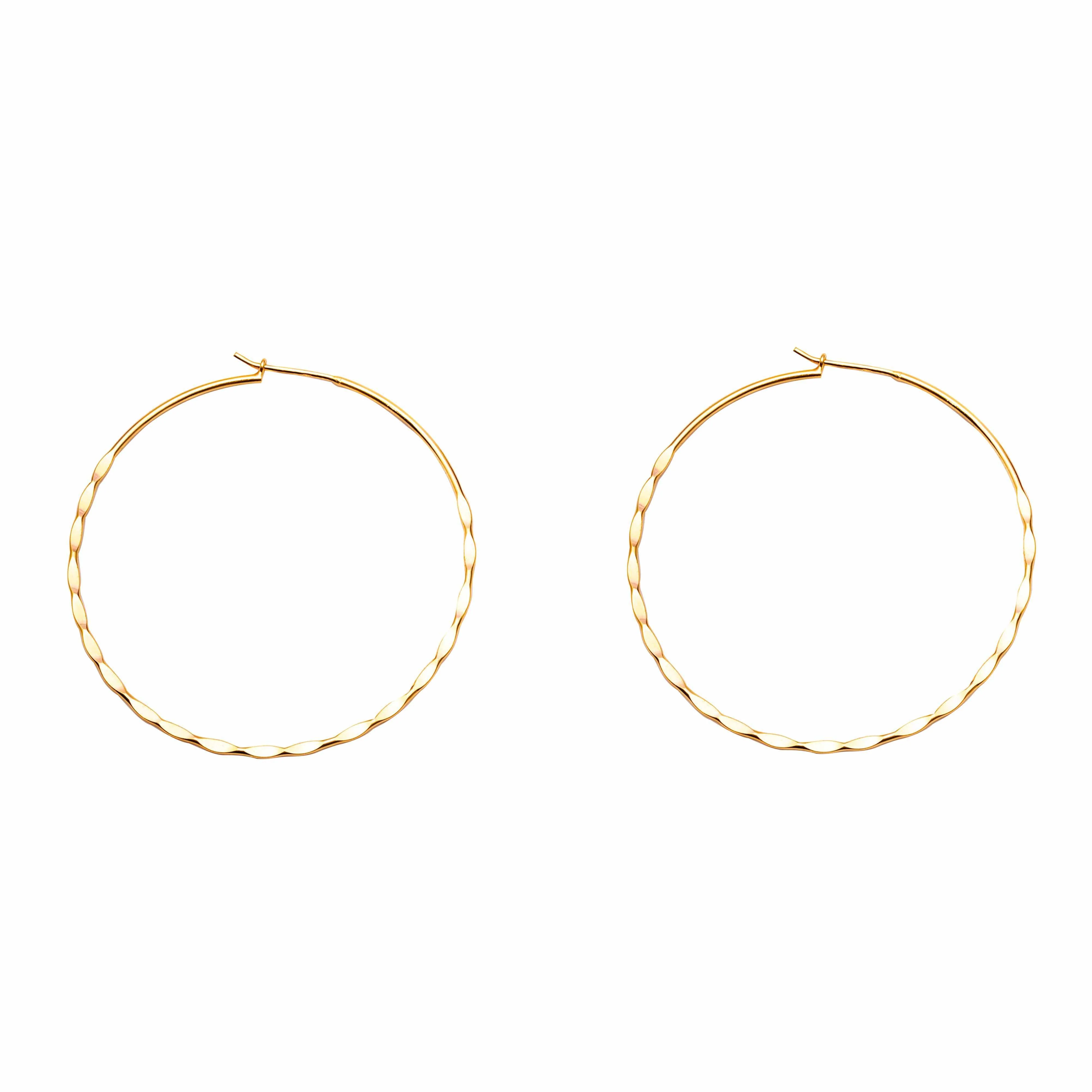 Pippa hoop earrings