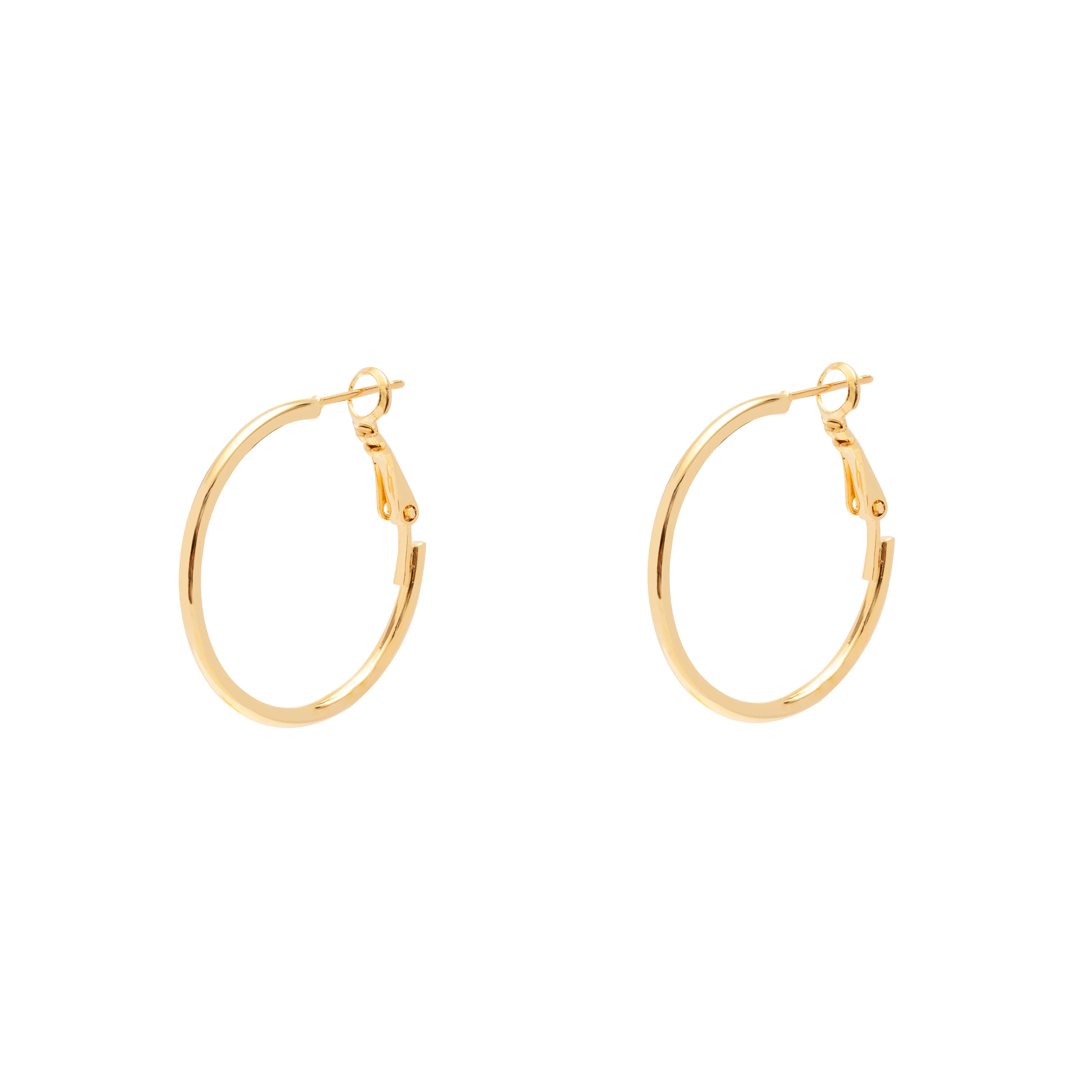 Plain fashion hoop earrings
