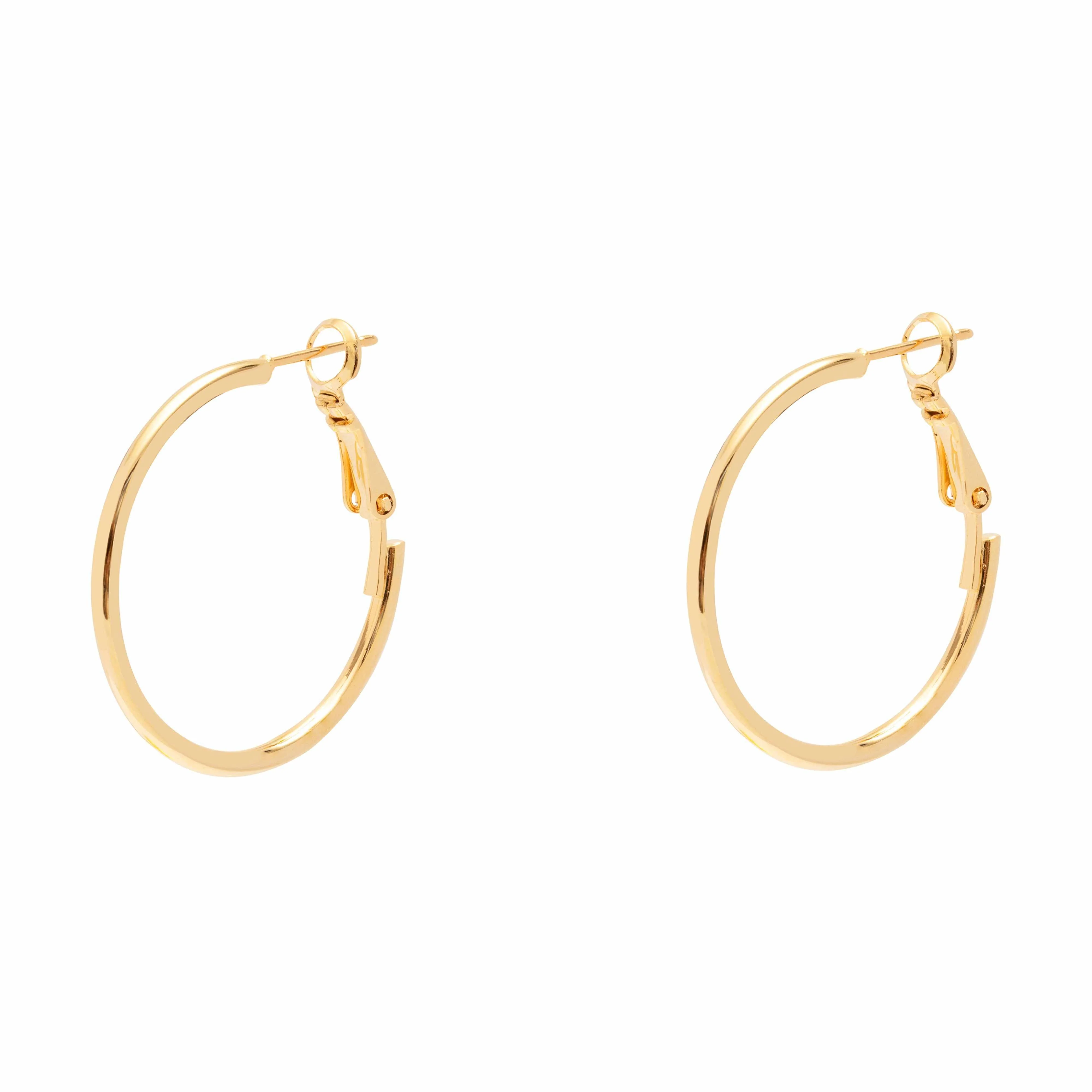 Plain fashion hoop earrings - Image 5