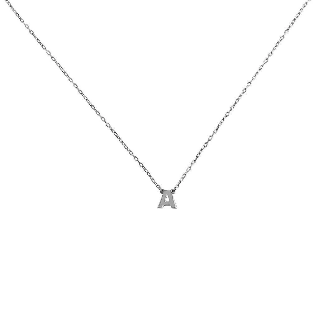 Plain Initial pendant necklace - Image 31