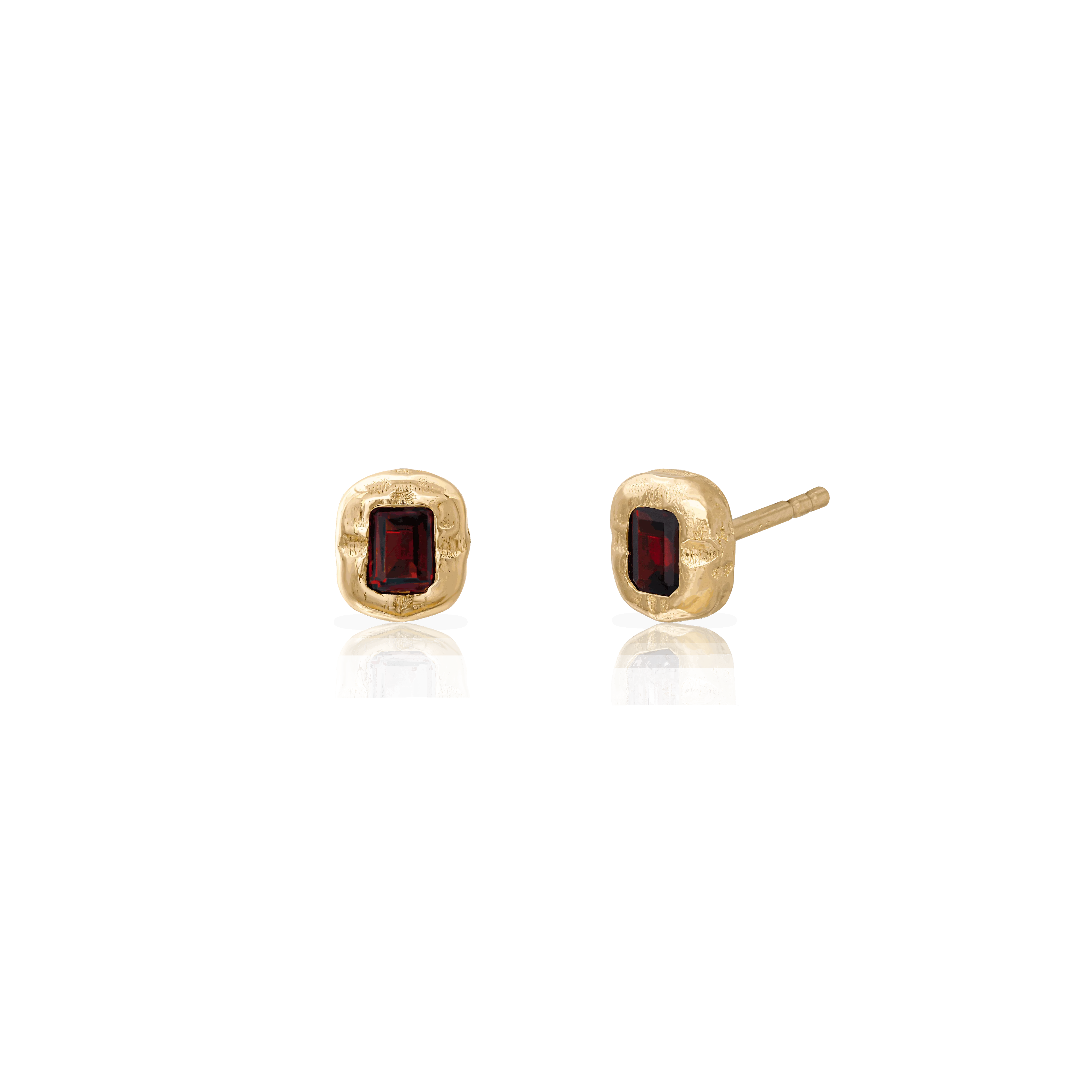 Prism Moissanite stud earrings - Image 2