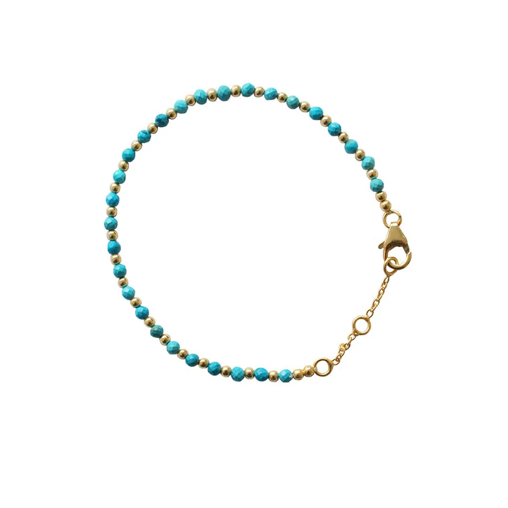 Raegan 2 micron gold semi-precious bracelet - Image 15