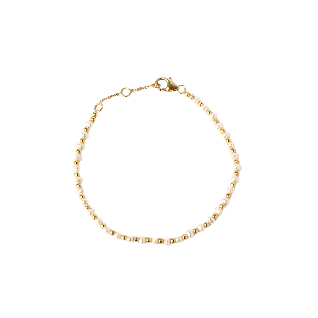 Raegan 2 micron gold semi-precious bracelet - Image 3