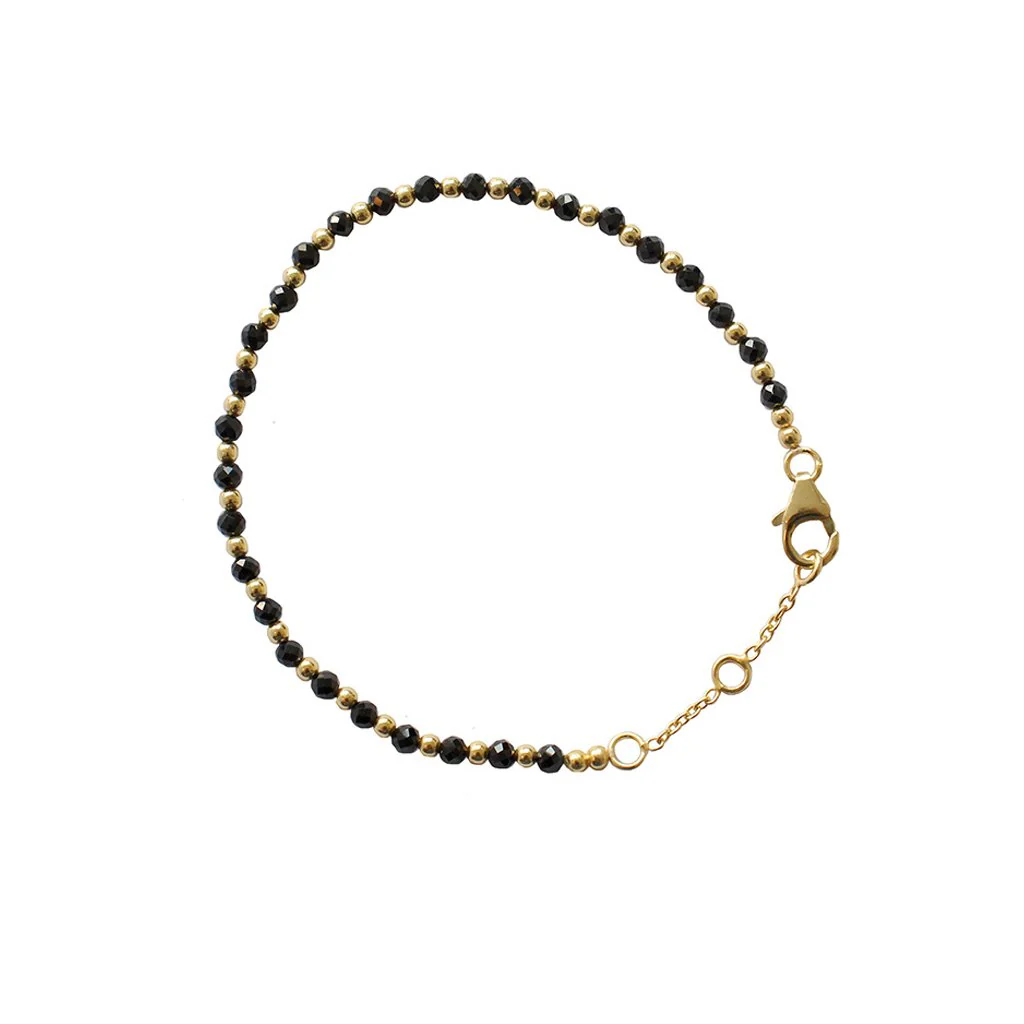 Raegan 2 micron gold semi-precious bracelet - Image 4