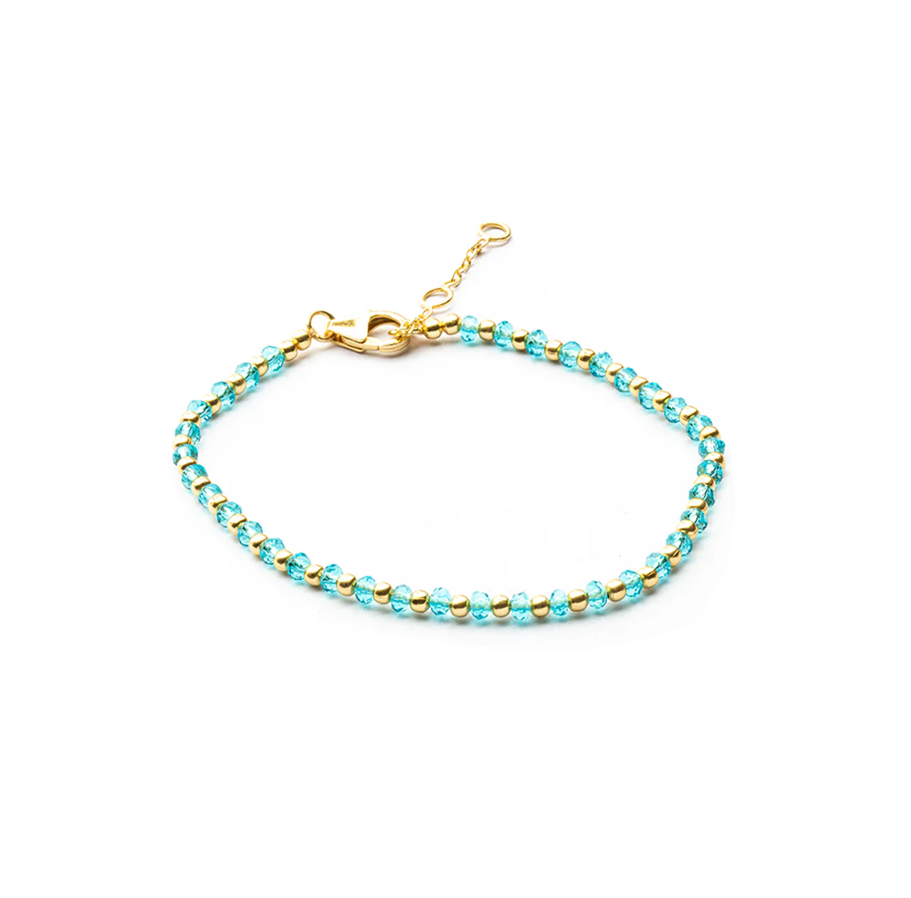 Raegan 2 micron gold semi-precious bracelet - Image 7