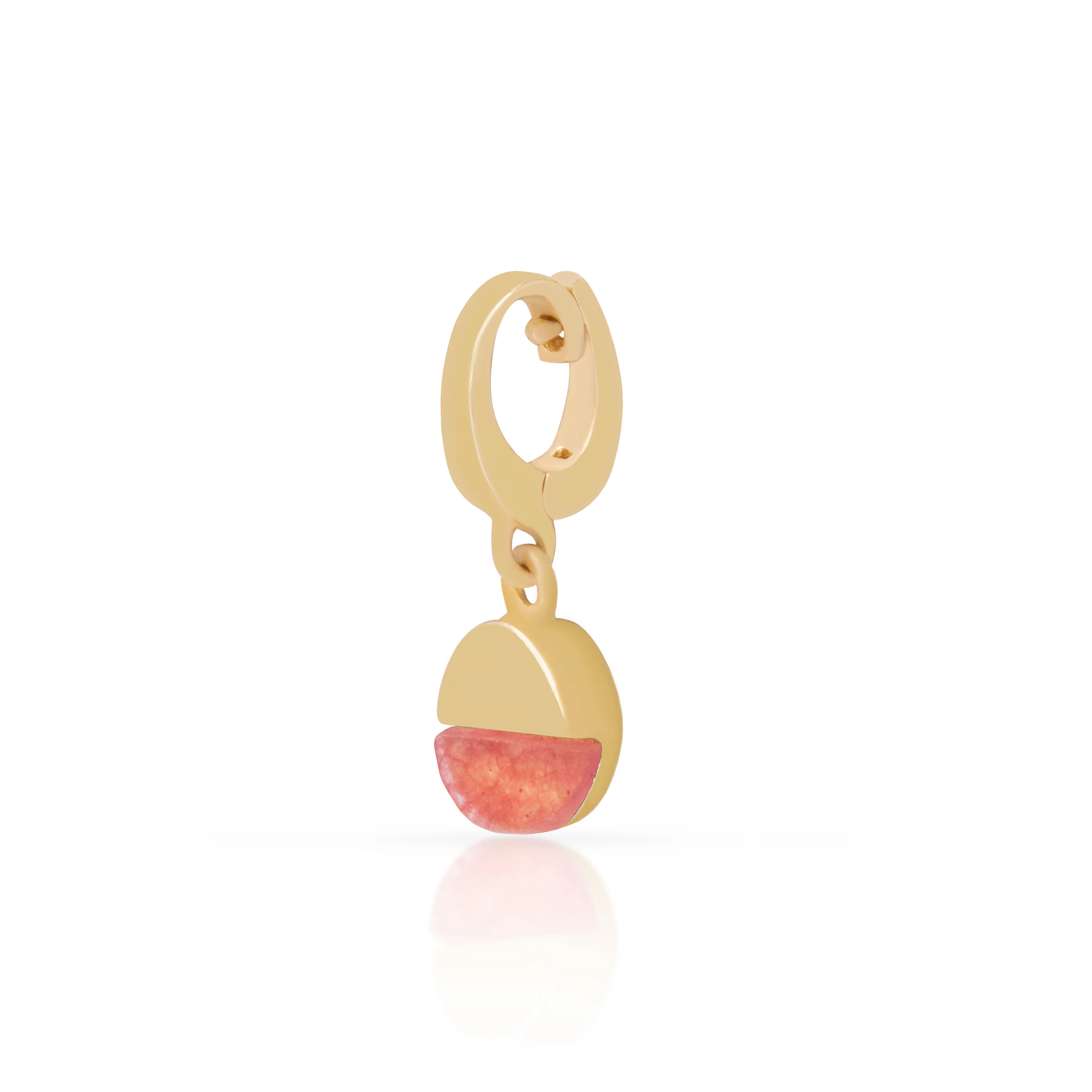 Rhia small charm gold hinge pendant - Image 10
