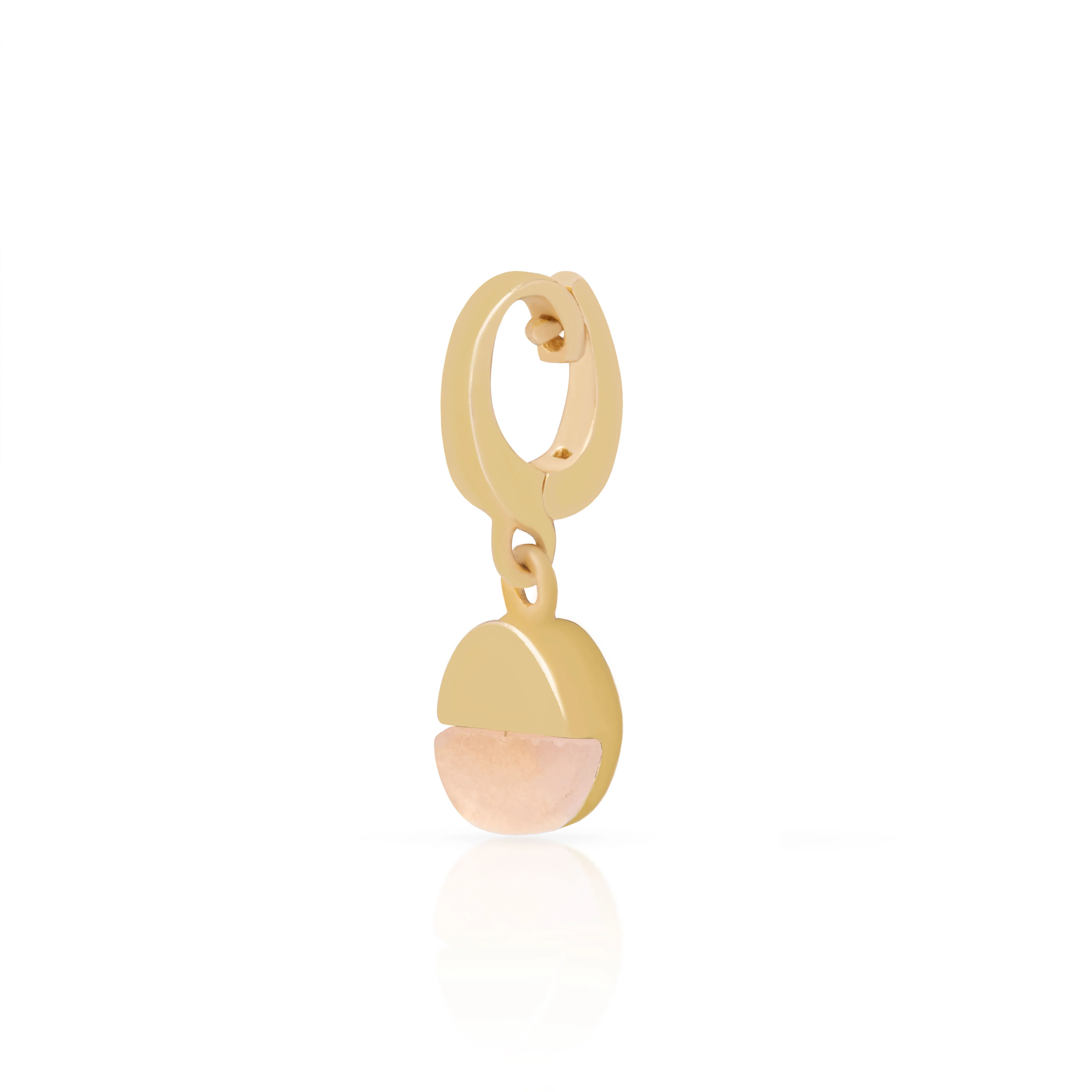 Rhia small charm gold hinge pendant - Image 7