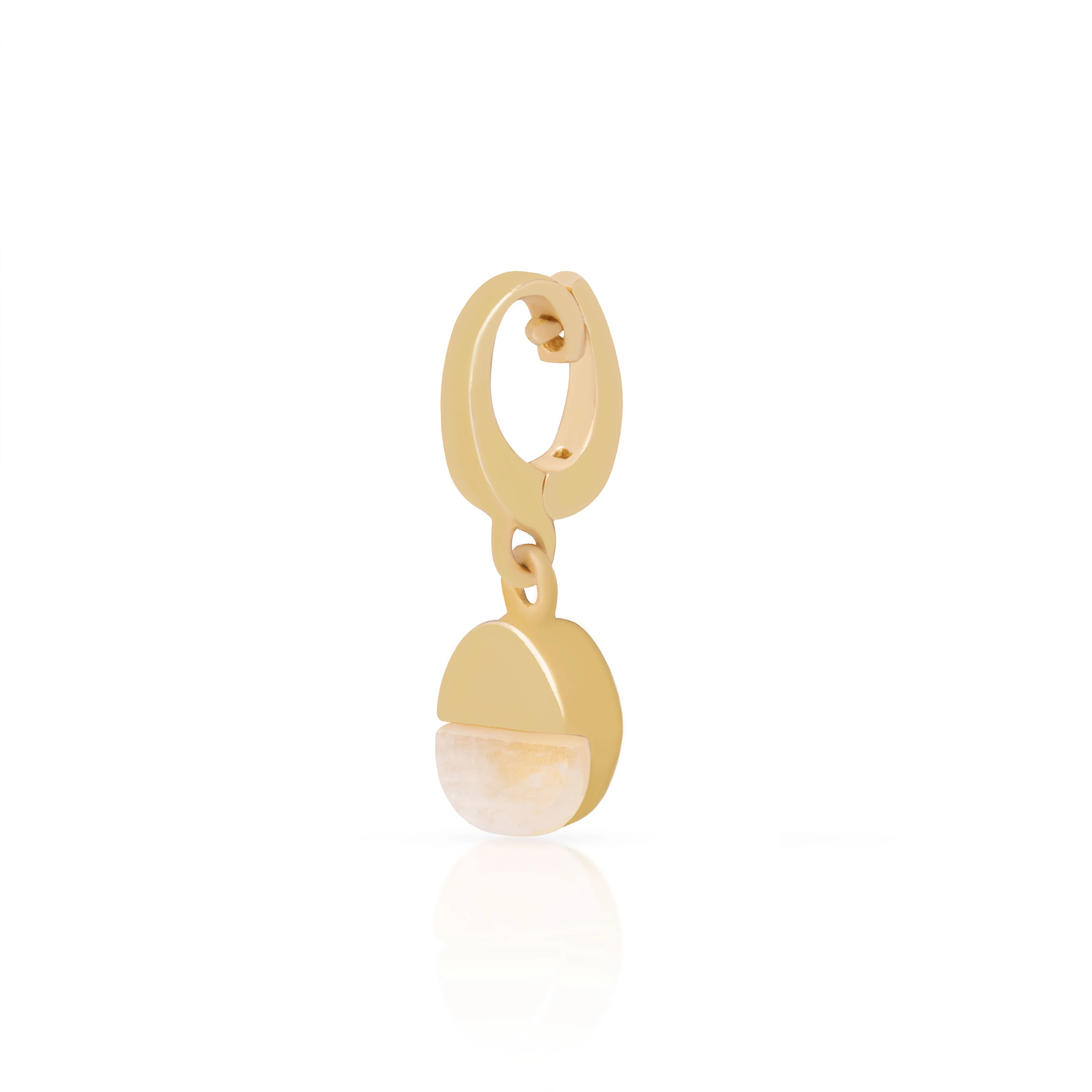 Rhia small charm gold hinge pendant - Image 9