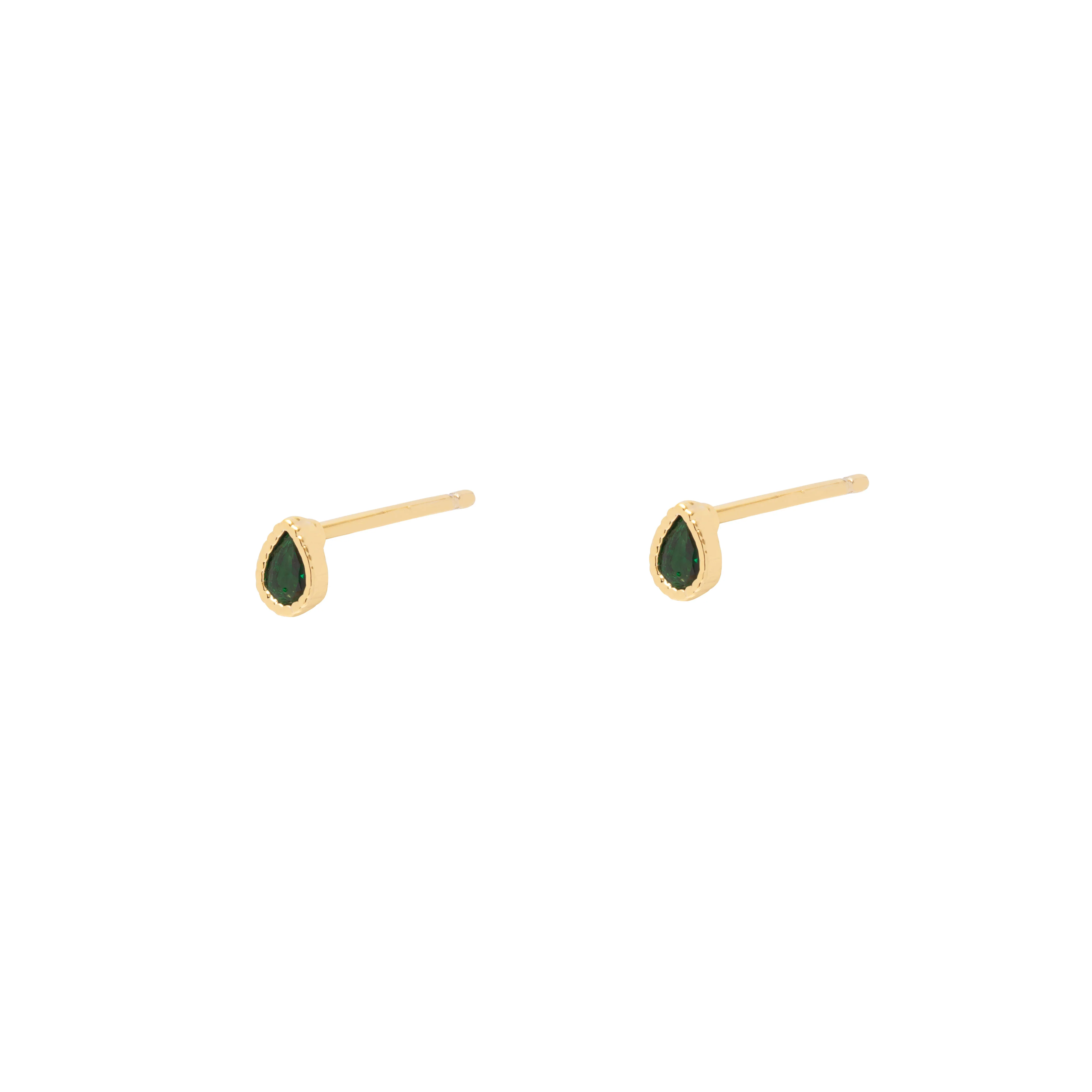 Rima teardrop crystal studs - Image 2