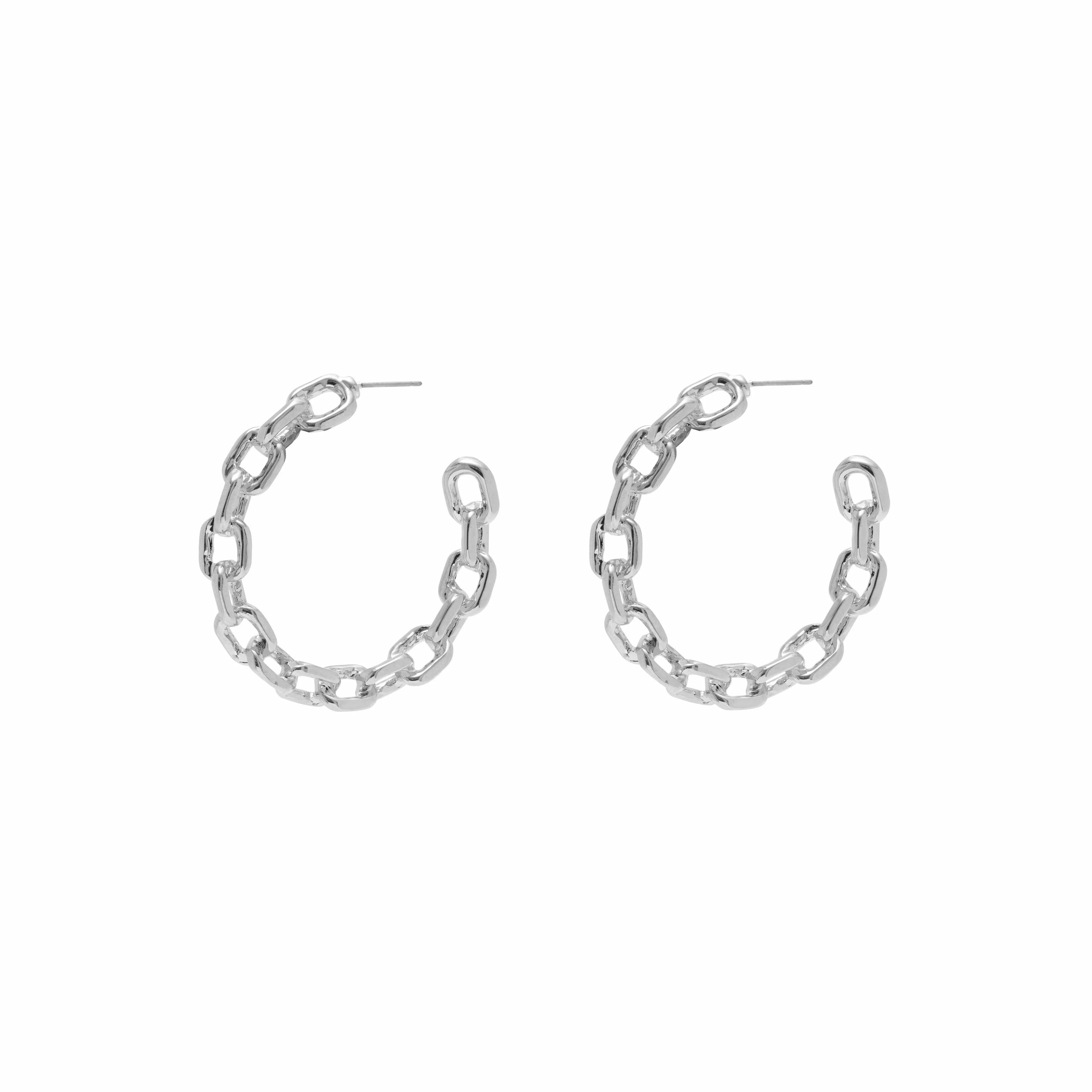 Salma chain hoop earrings - Image 3
