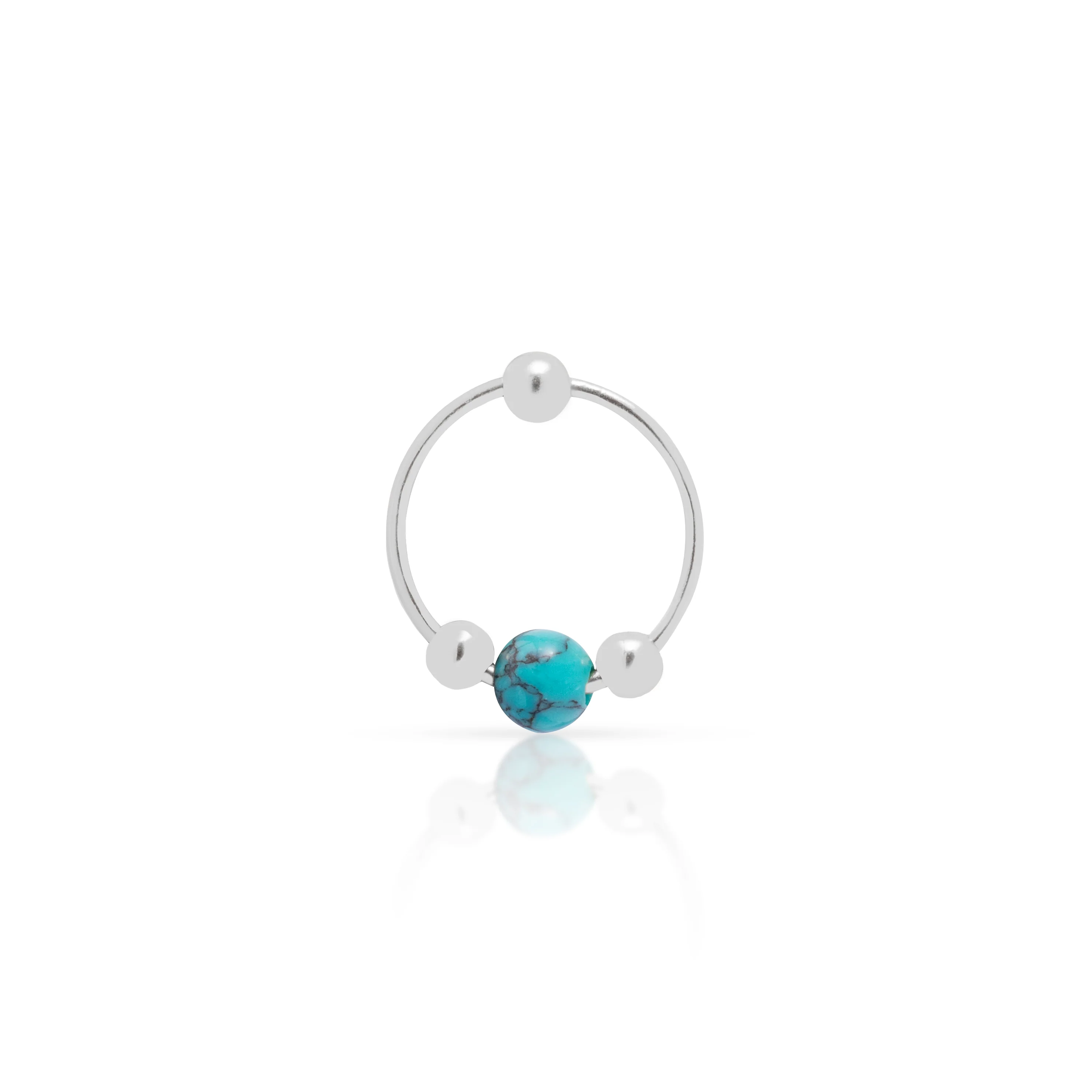 Sammy turquoise sleeper earring - Image 2