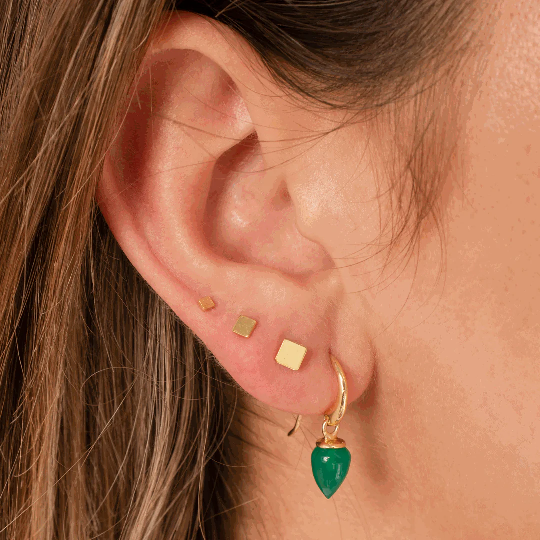 Selas tear drop semi-precious stone earrings - Image 7