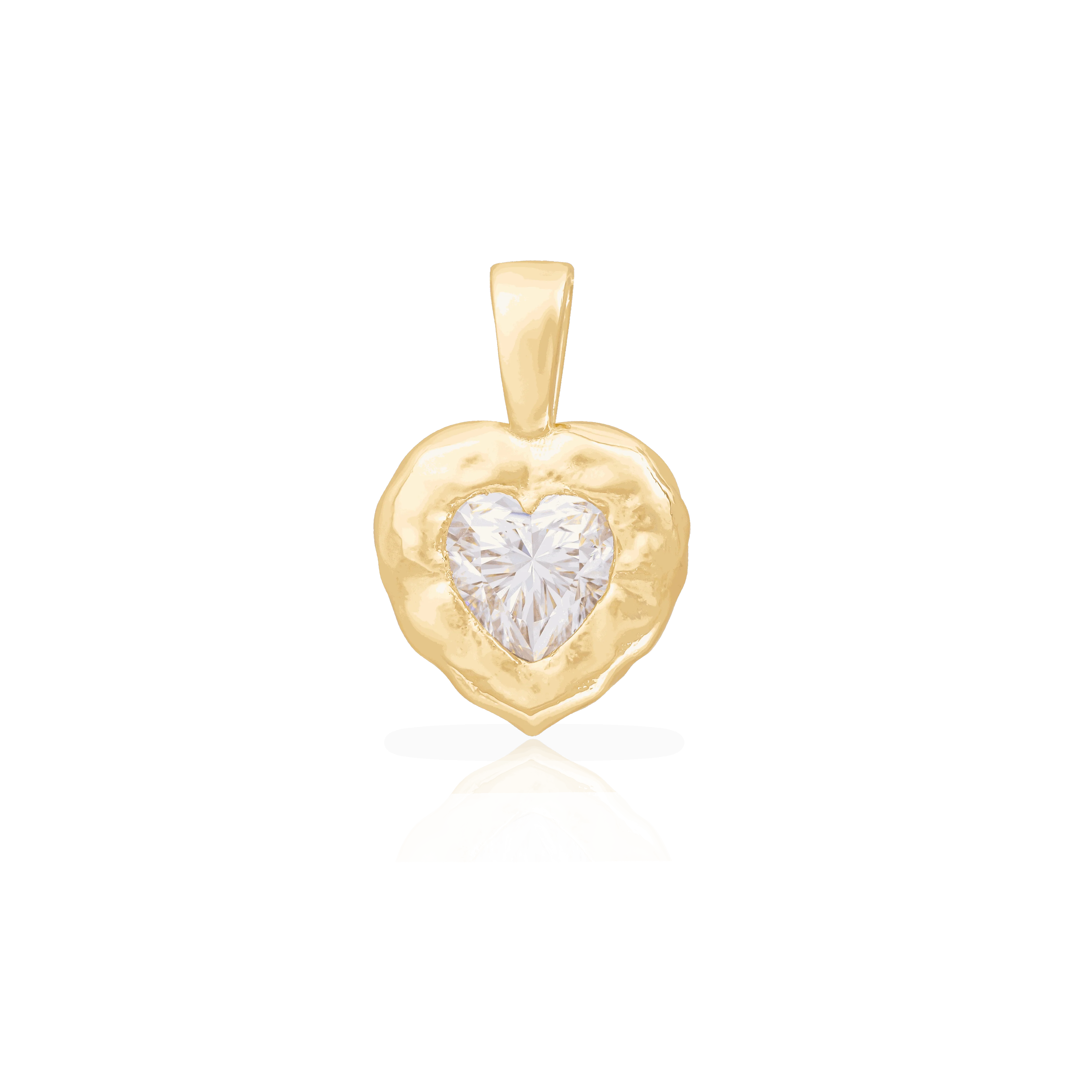 Sienna Heart Moissanite pendant - Image 4