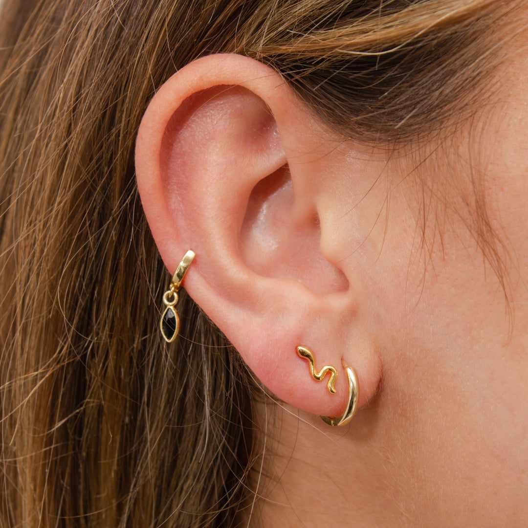 Snake stud earrings - Image 2