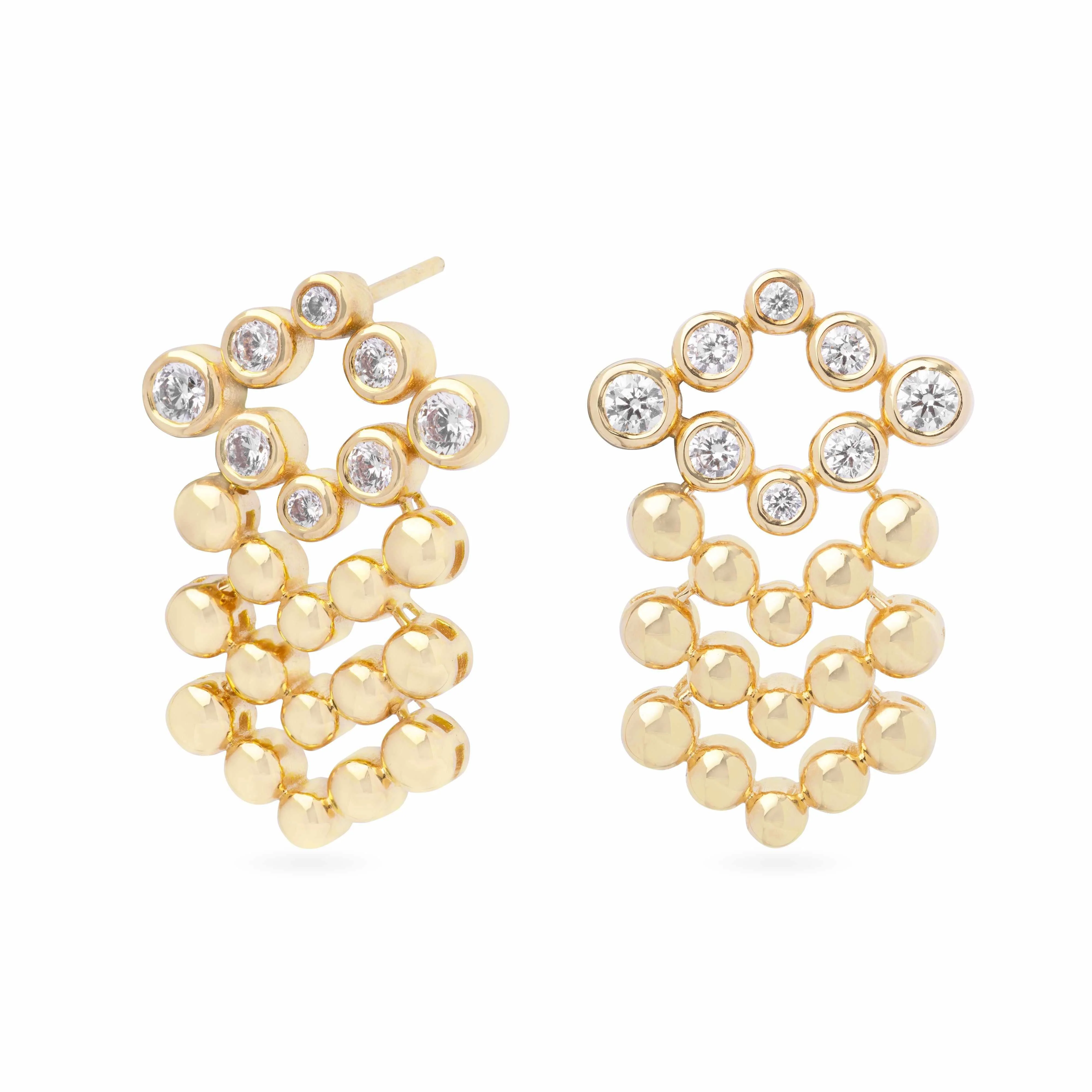 Sola mesh earrings