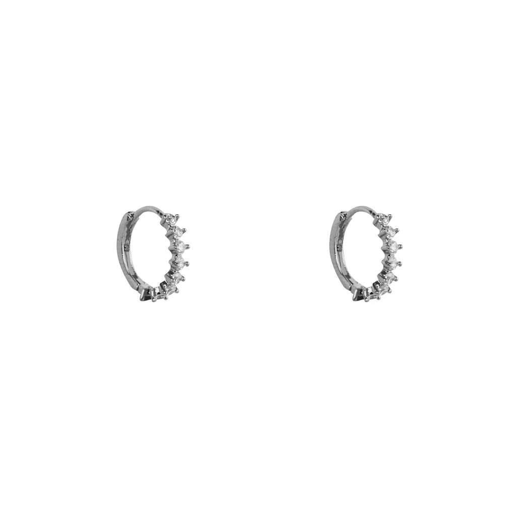 Sonia Huggie Earrings Stack - Image 4