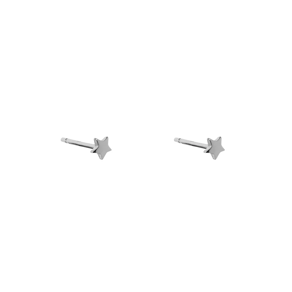 Star plain mini studs - Image 4