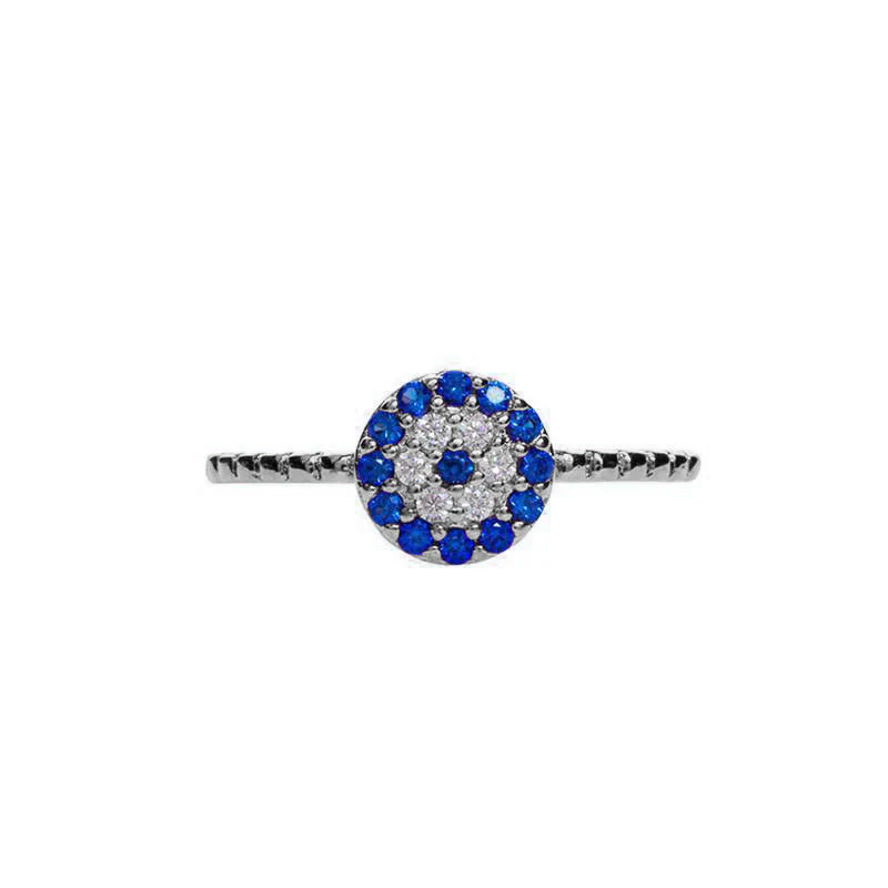 Evil eye crystal ring - Image 3