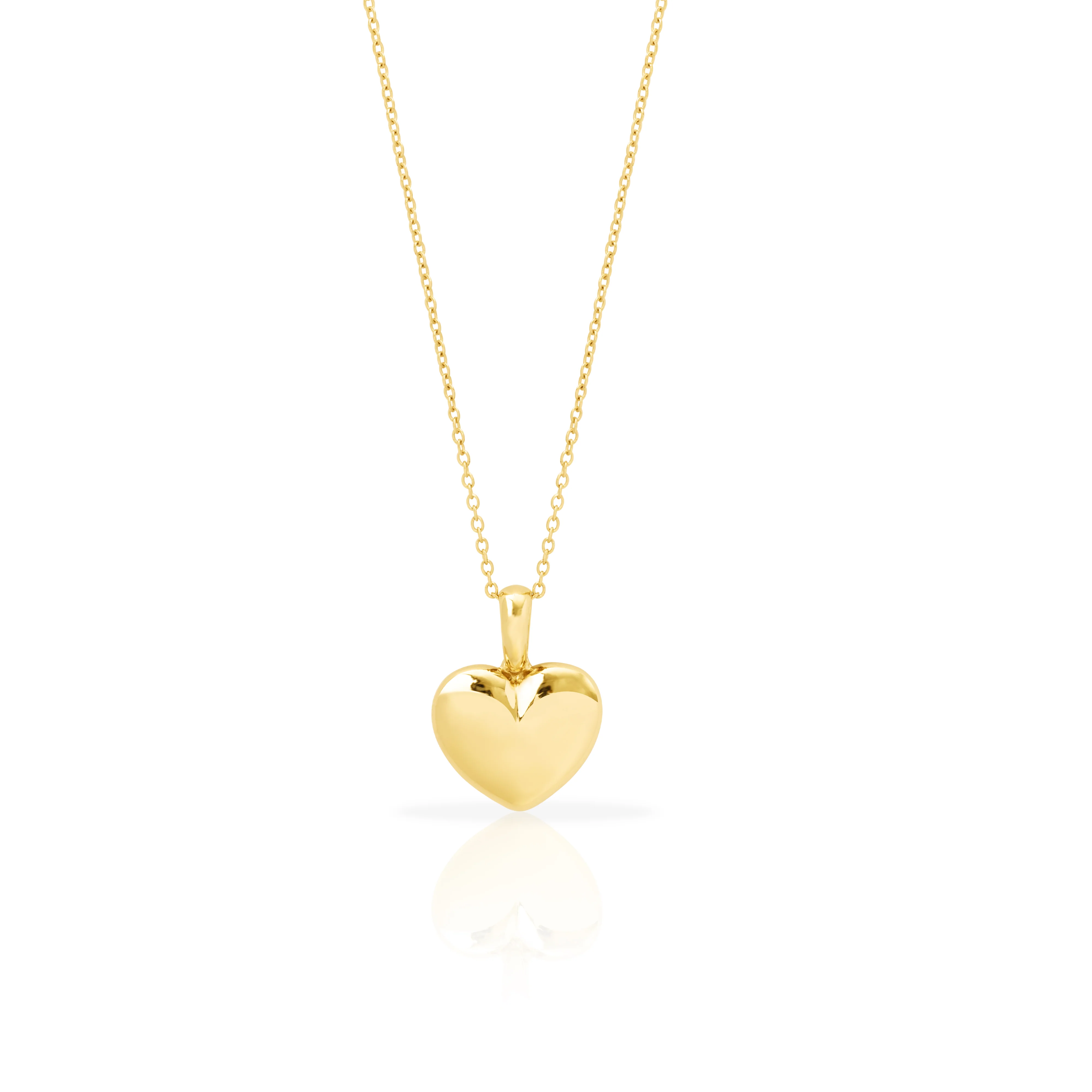 Heart puffy pendant