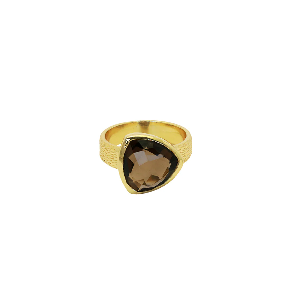 Sully semi-precious 2 micron gold ring - Image 3